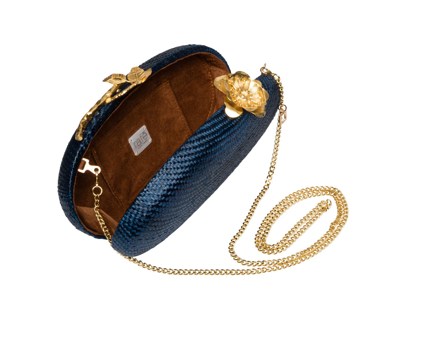 JOANNA Oval Clutch - Navy