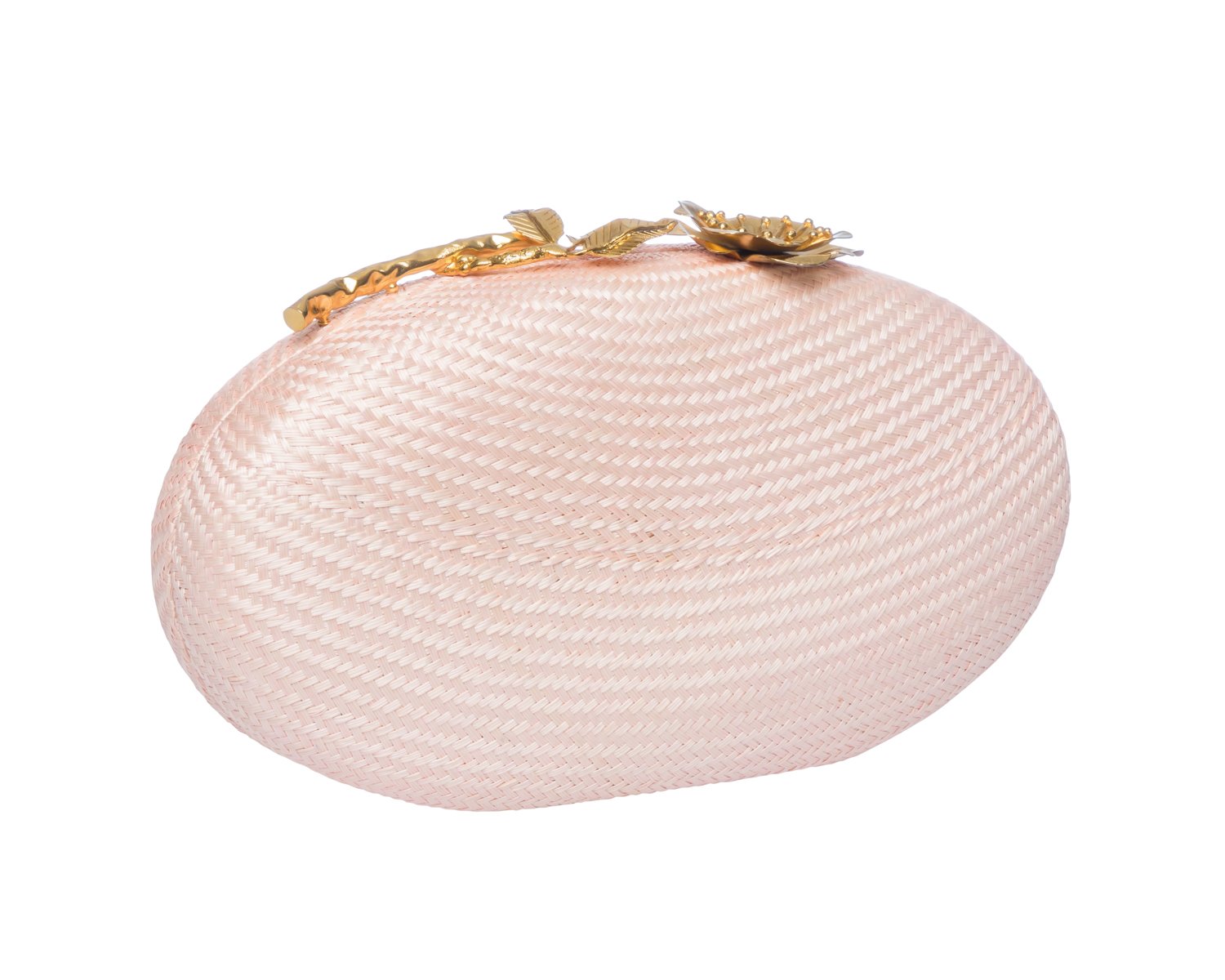JOANNA Oval Clutch - Pale Pink