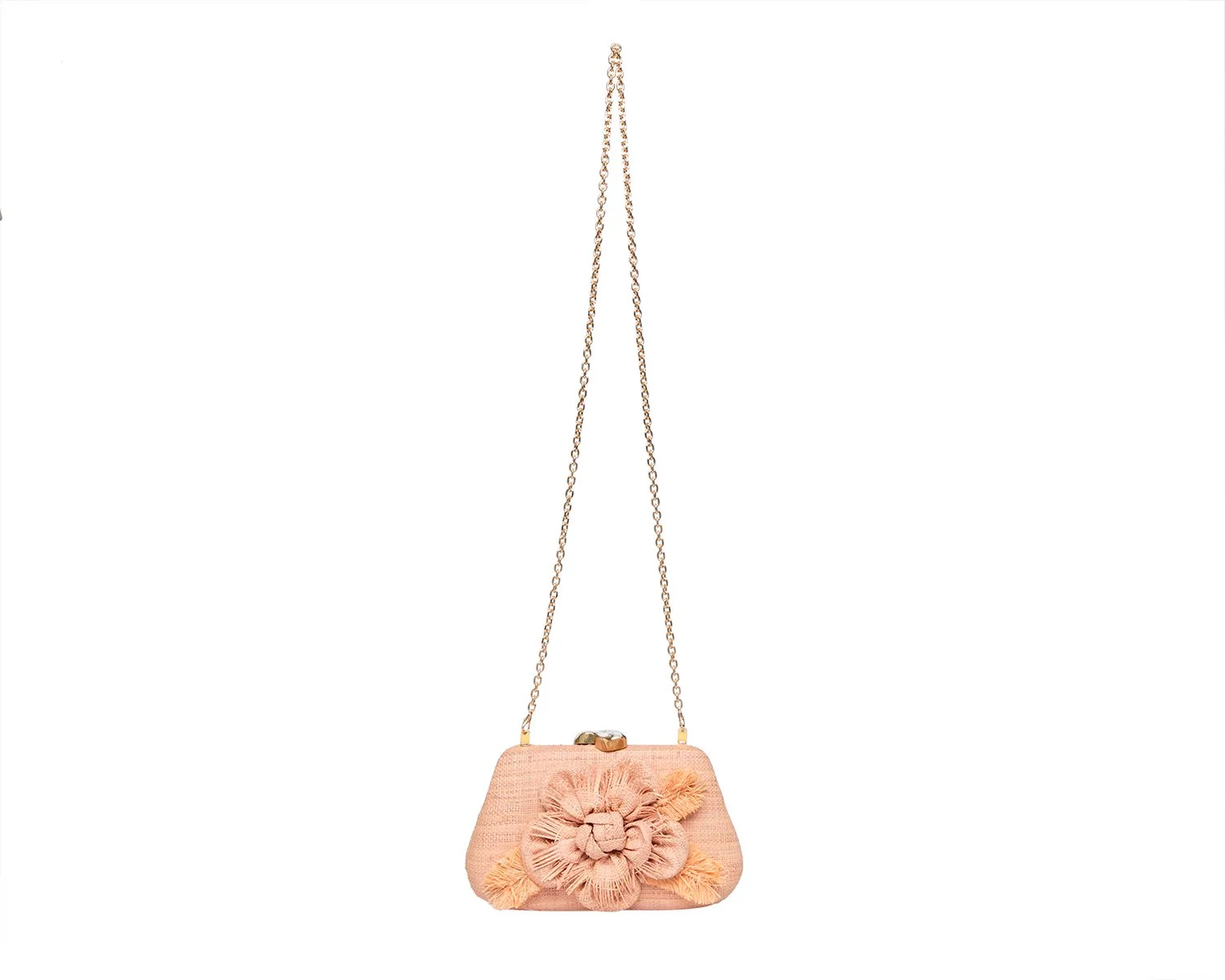 ROSIE Camelia Clutch - Pale Pink