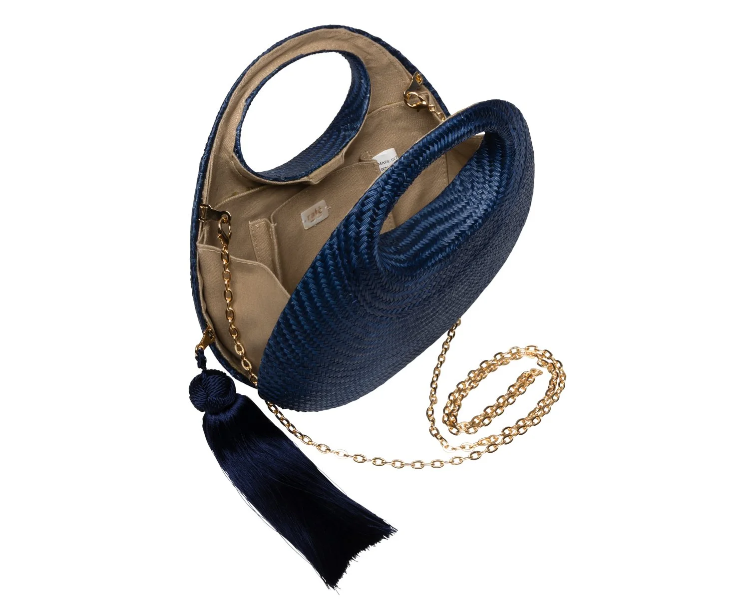 ISI Cut Out Handle Clutch - Navy