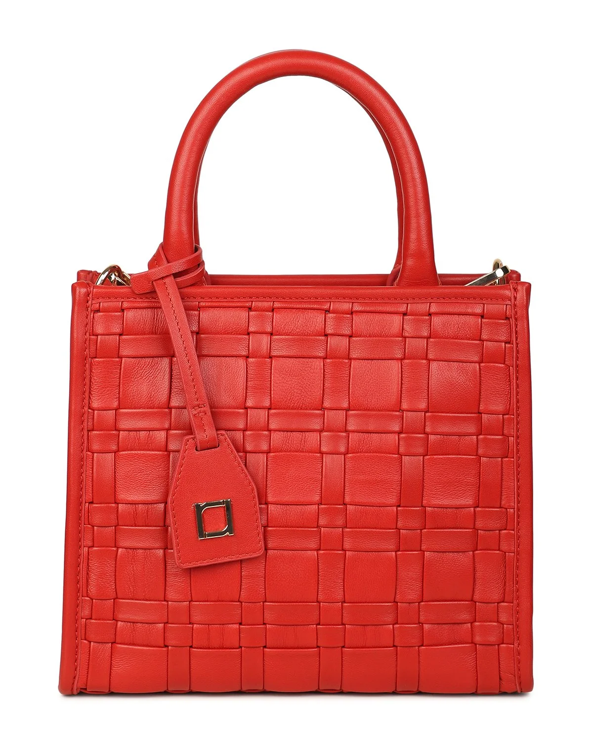 AYESHA Small Tote - Red