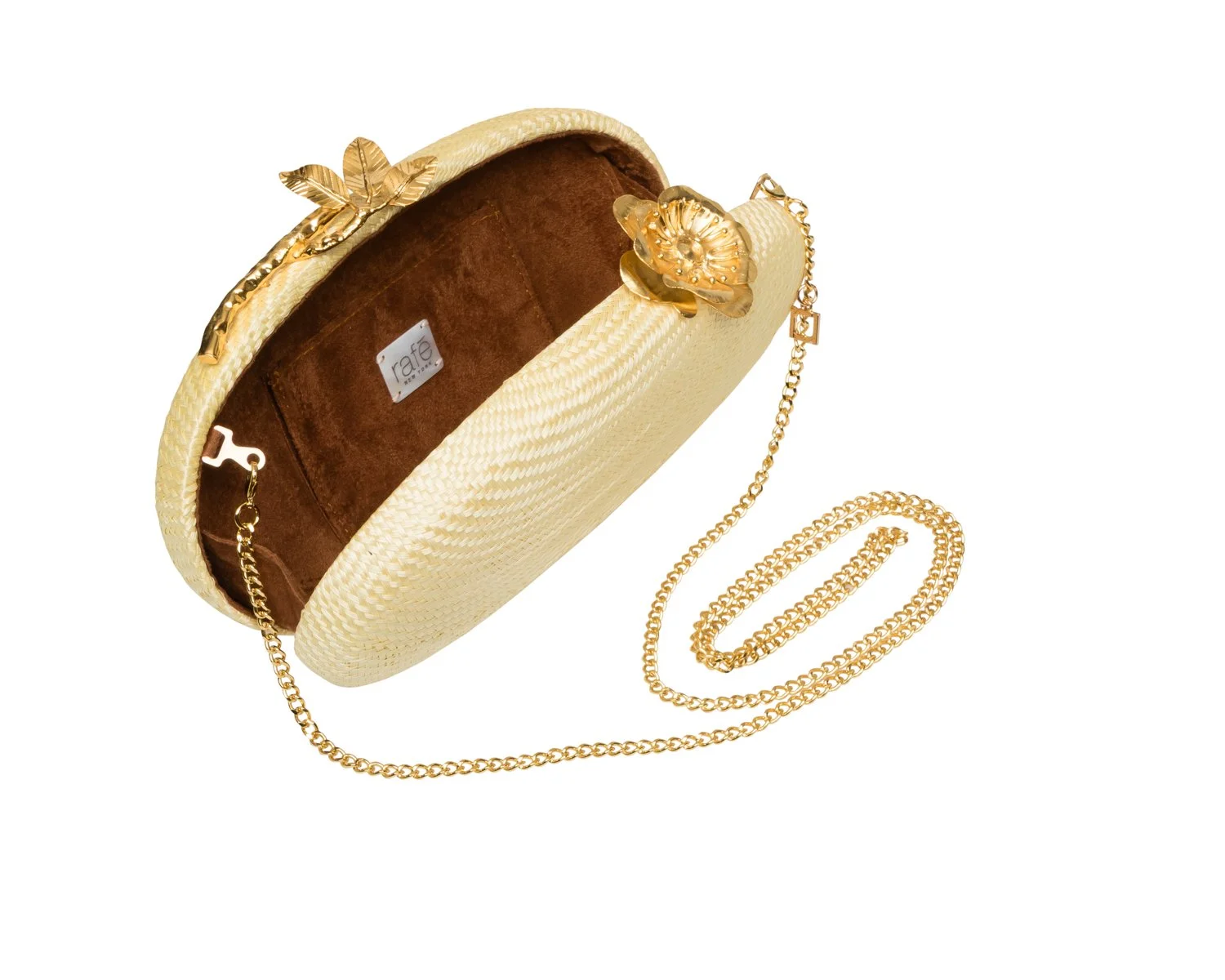 JOANNA Oval Clutch - Pale Yellow