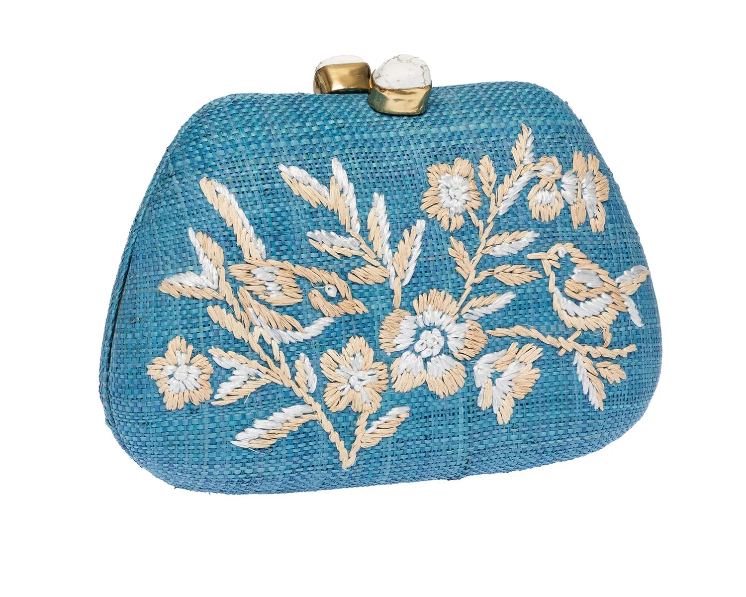 TAMU Bean Clutch - Blue / White