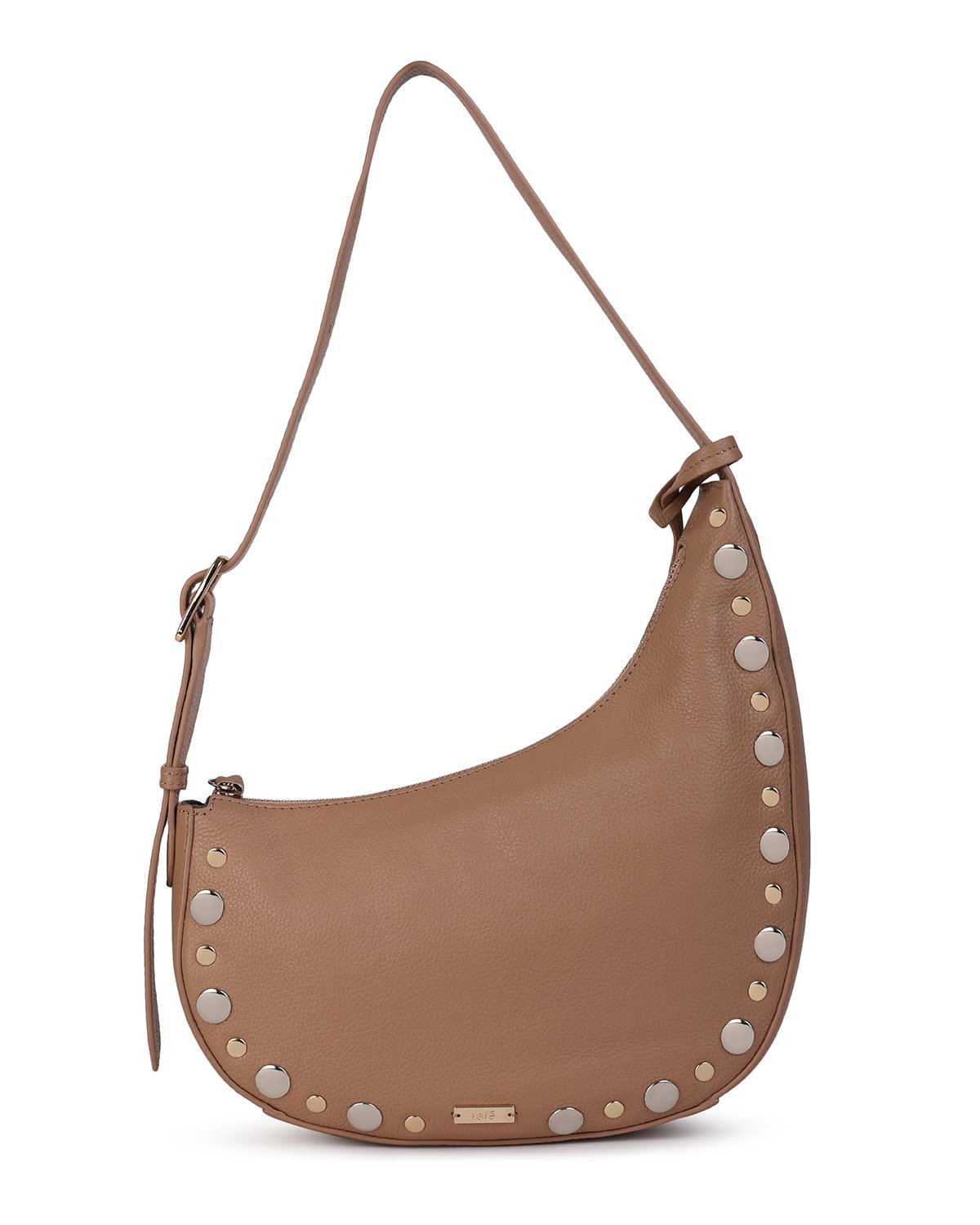 JANET Asymmetric Hobo - Barley/Gold/Silver