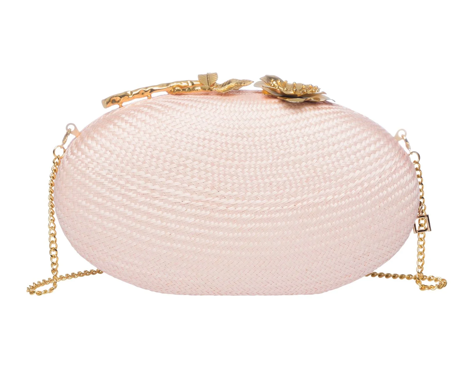 JOANNA Oval Clutch - Pale Pink