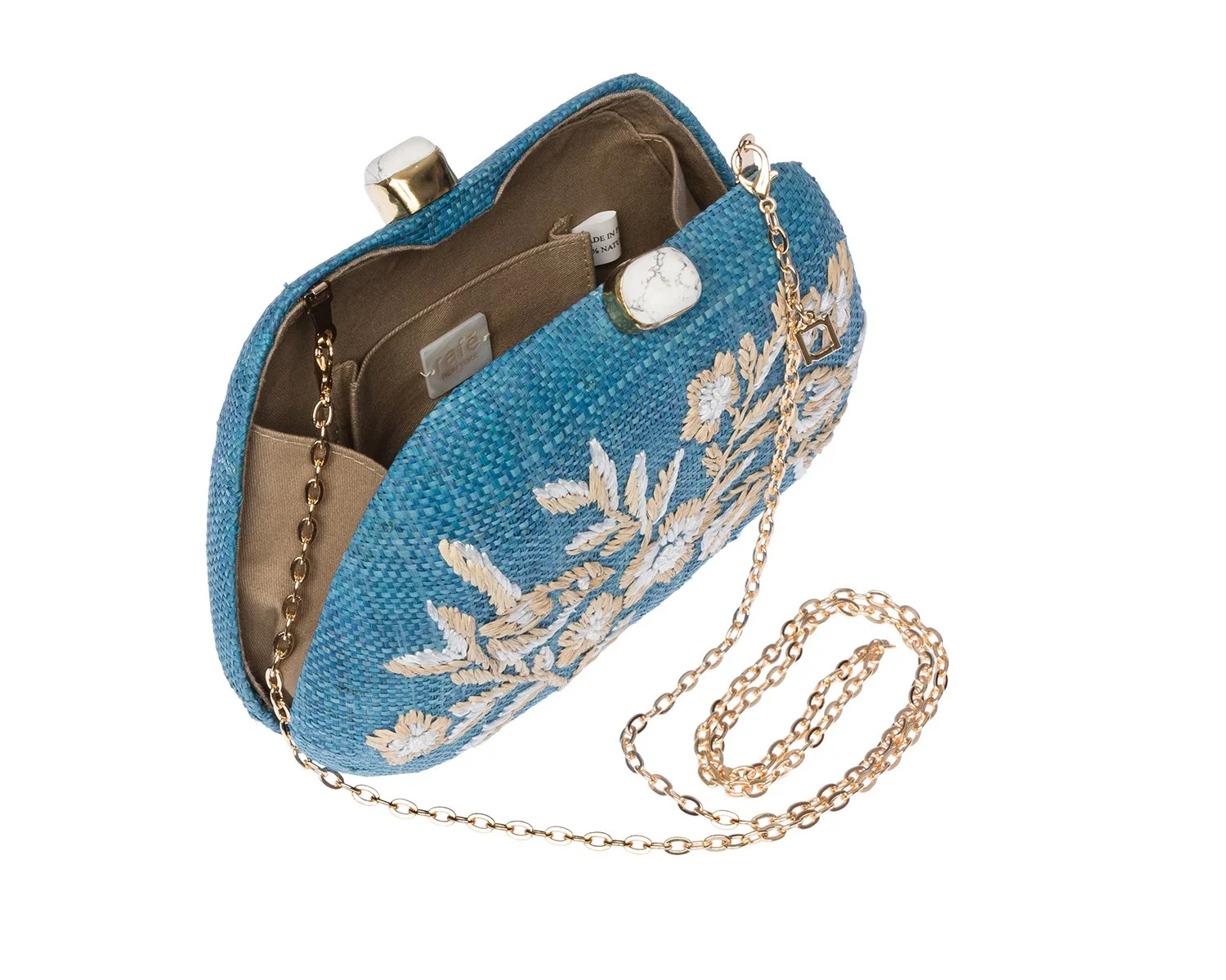 TAMU Bean Clutch - Blue / White