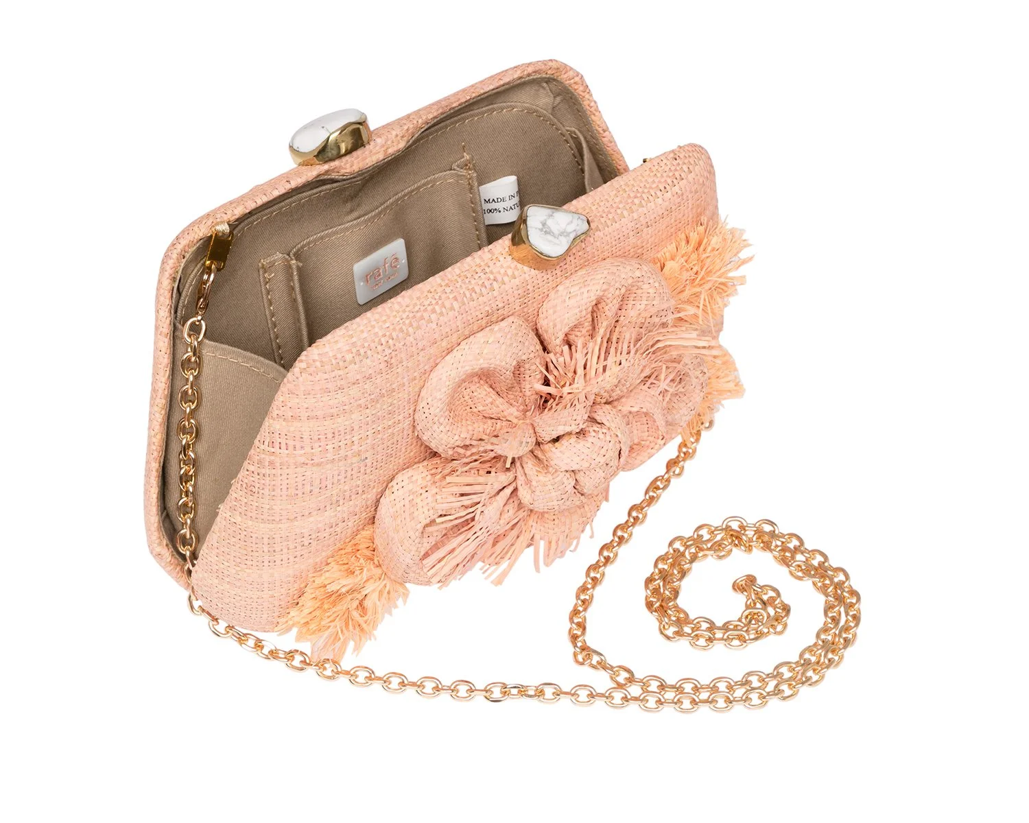 ROSIE Camelia Clutch - Pale Pink