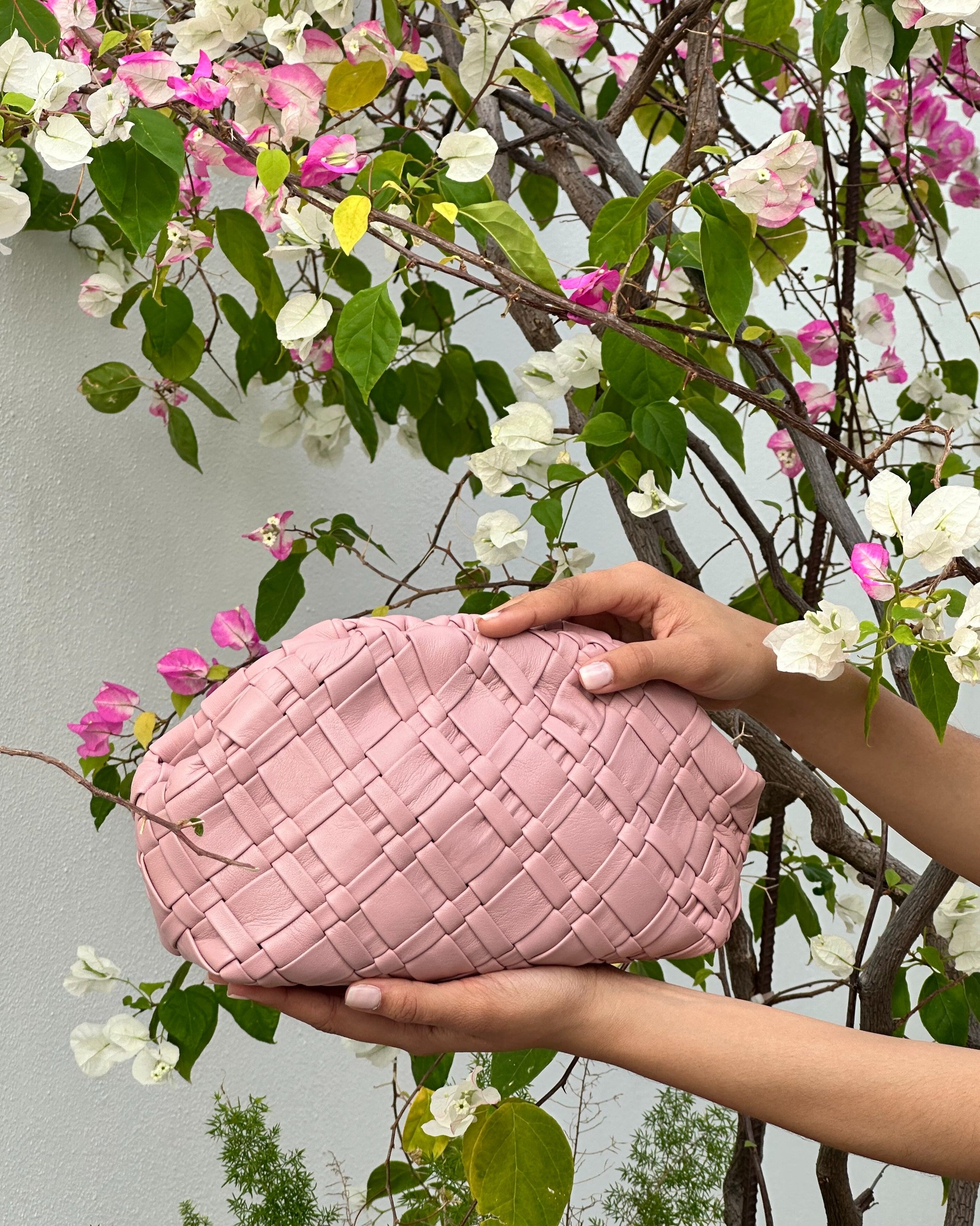 AYA Frame Clutch - Blush