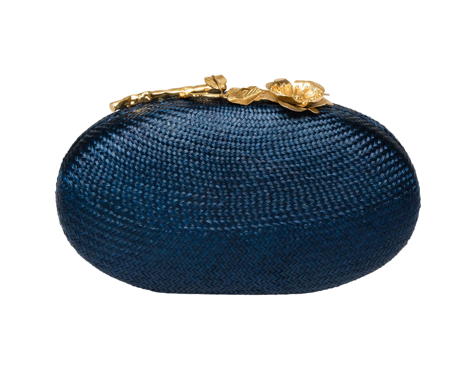 JOANNA Oval Clutch - Navy
