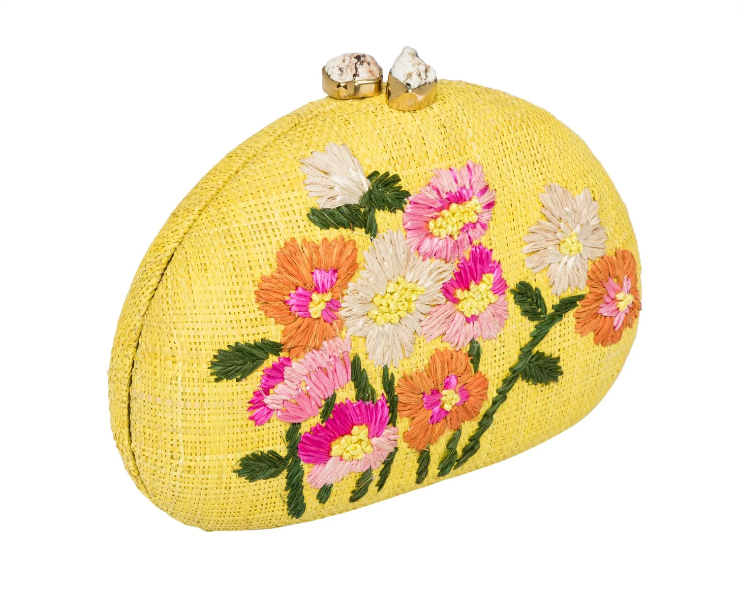 BERNA Dome Clutch - Yellow Multi