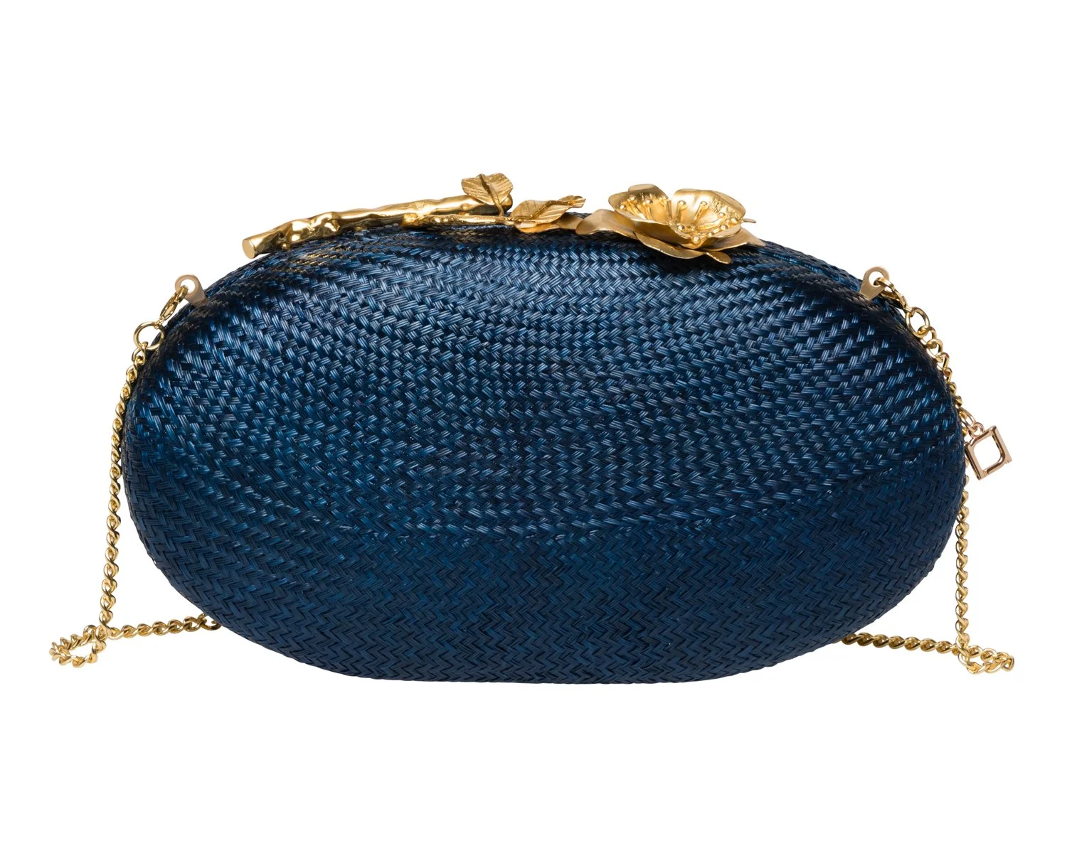 JOANNA Oval Clutch - Navy