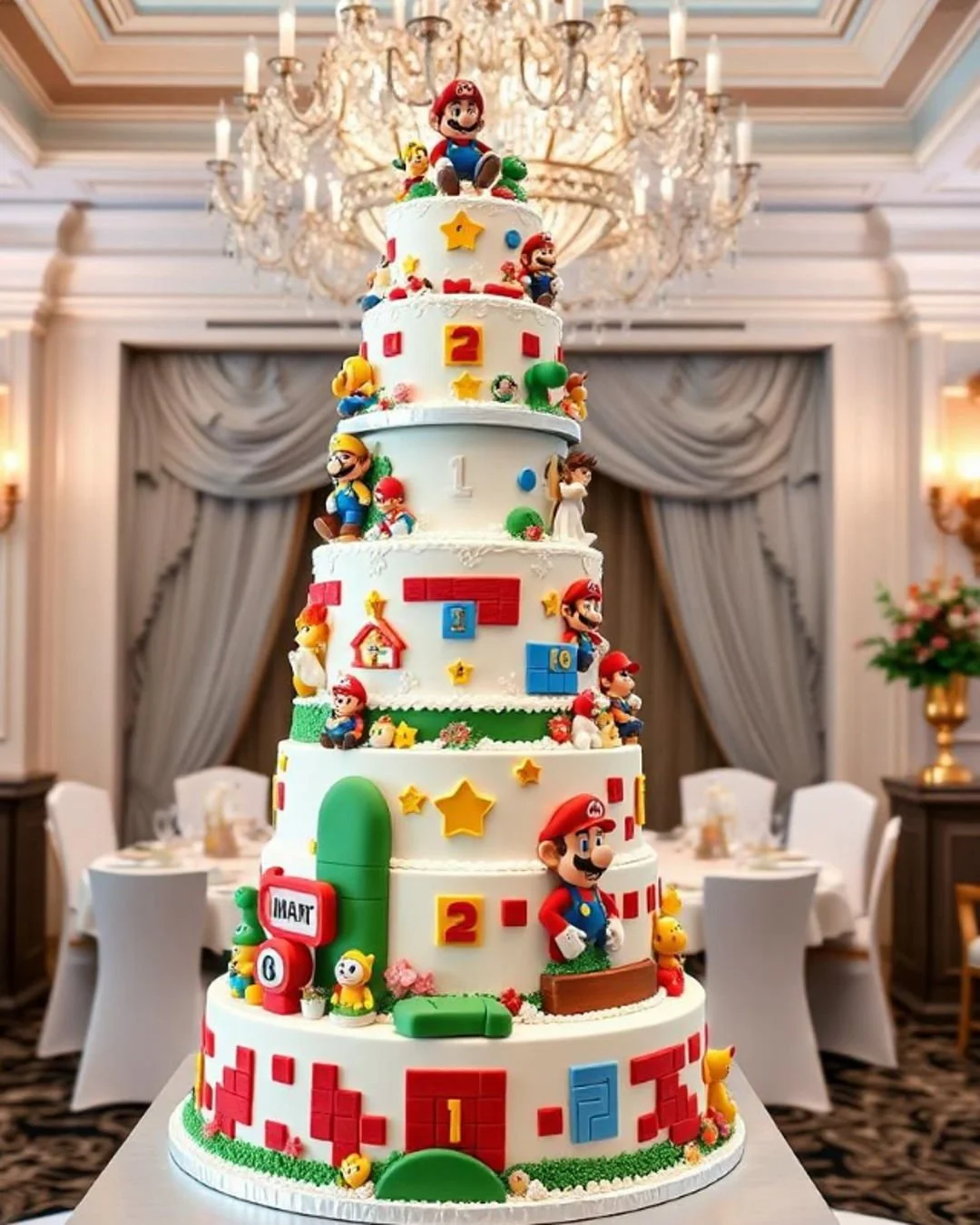 A showpiece, not just a cake.
Handgemaakt, smaakvol en volledig afgestemd op ons Mario-universum.
Want elk detail telt.
Bij Wild Wishes stopt luxe nooit bij decor, maar gaat door tot in de laatste hap. 

#WildWishes #LuxuryCakes #HighEndKidsParty #Su