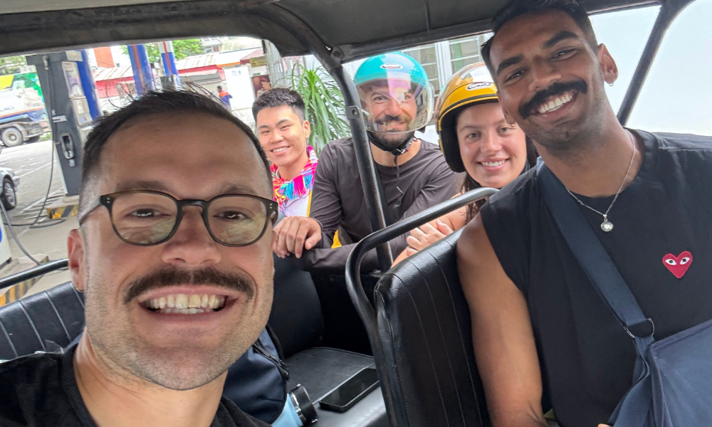 People on a sobercation in Vietnam