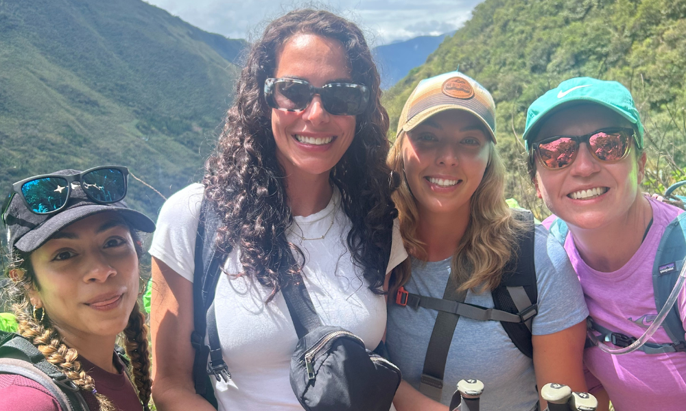 Sober travelers in Machu Picchu