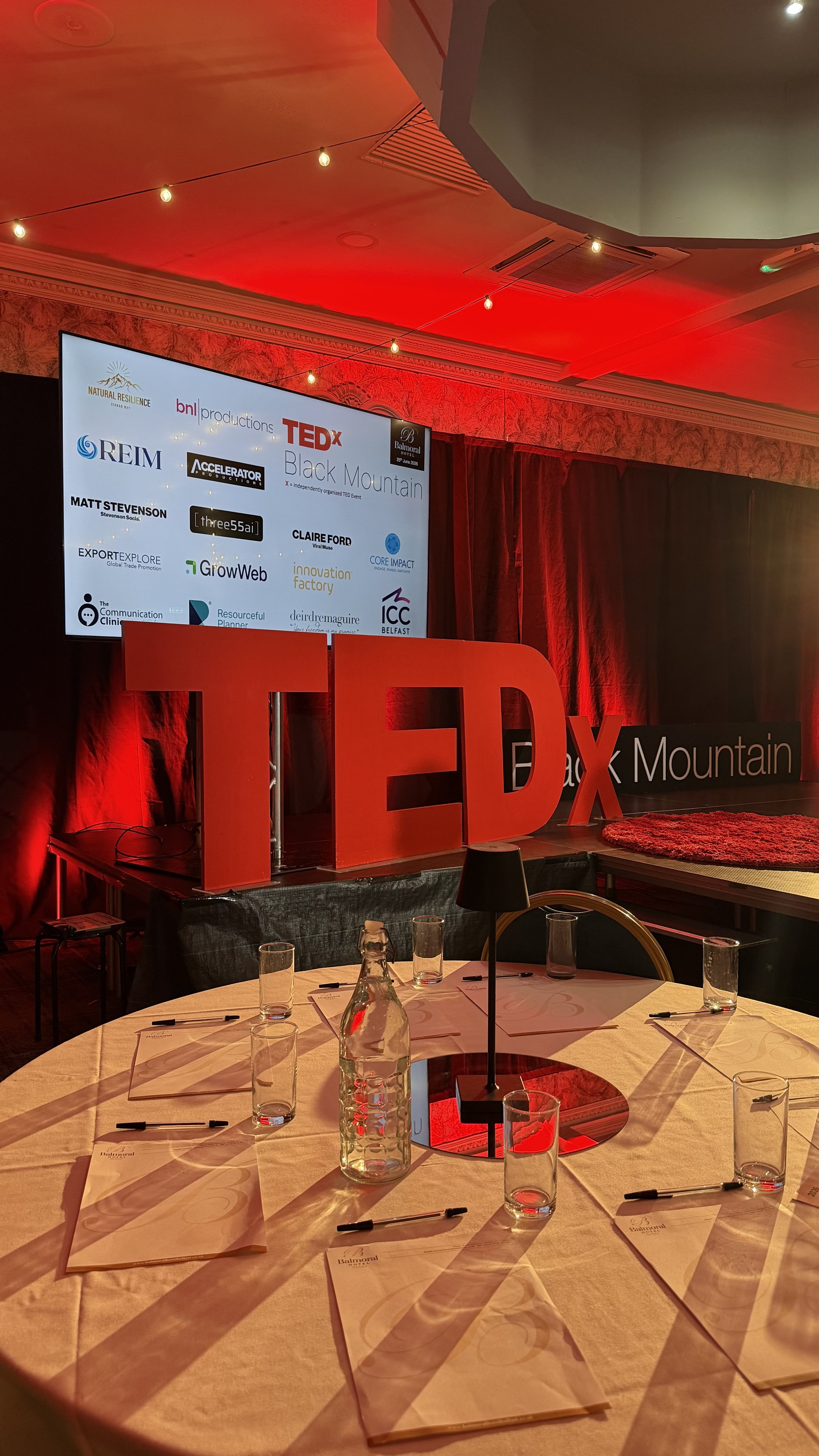 Claire Ford and Matthew Stevenson - official media team for Tedx black mountain 