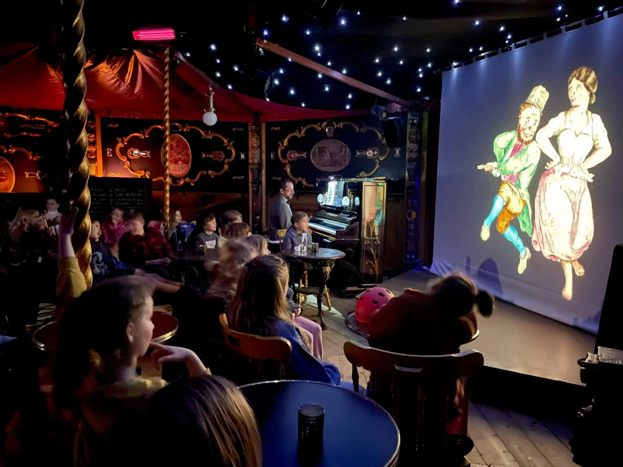 Magic Lantern Show at the House of Mysteries in Gent, Belgium
