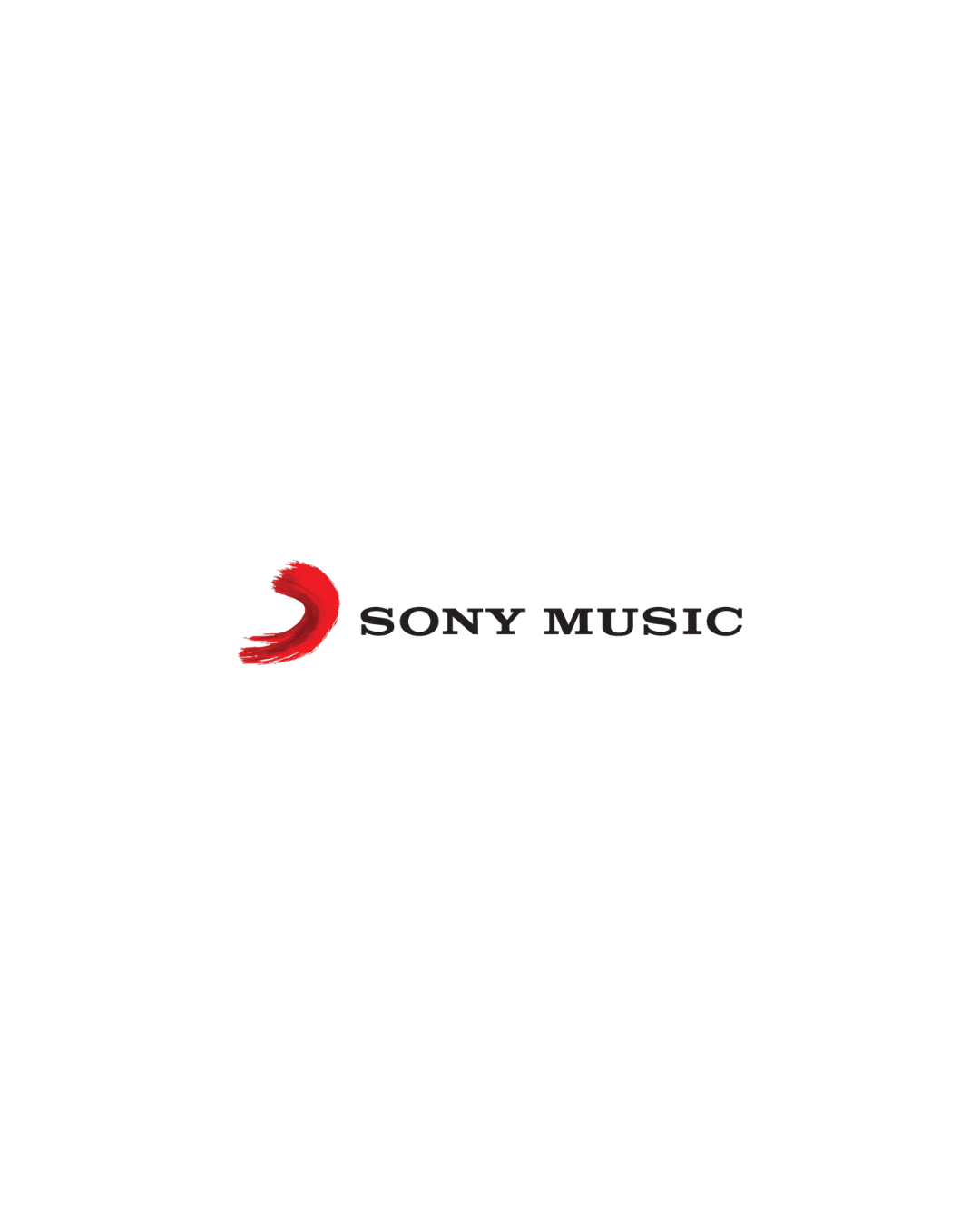 Sony Music logo with red and black design