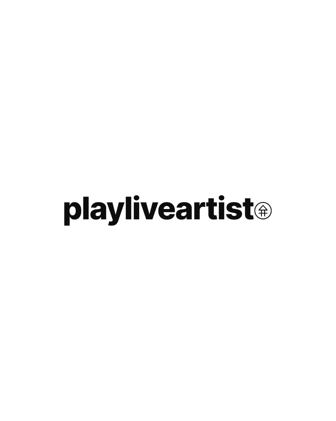 Playliveartistry logo with black text on a white background.