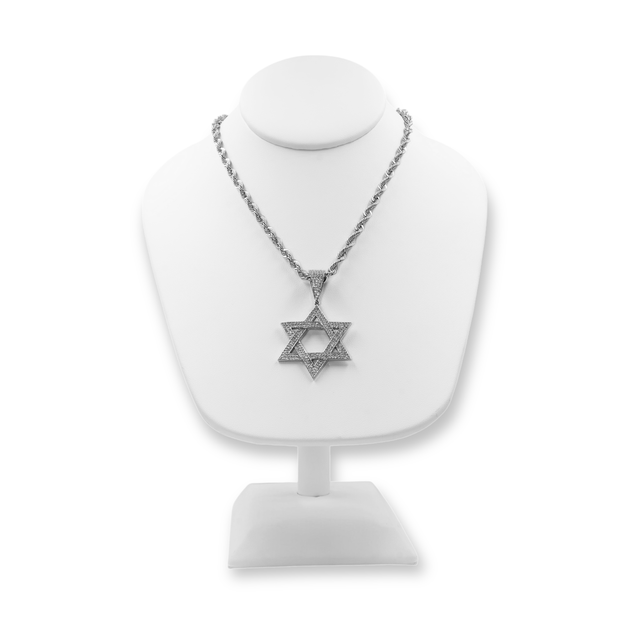 Étoile de David Or Blanc