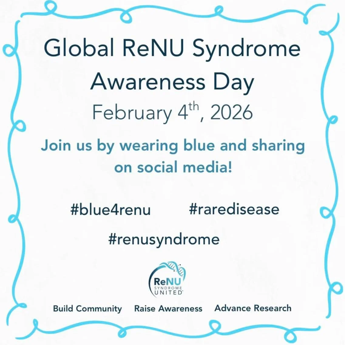 Global ReNU Syndrome Awareness Day
