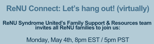 ReNU Connect: Let's Hang Out! (virtually)