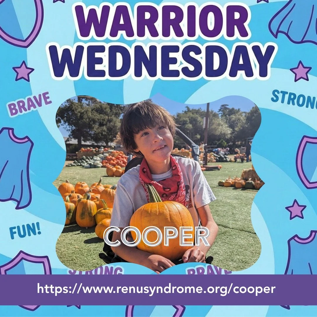 💙 Warrior Wednesday 💙

Today we&rsquo;re celebrating Cooper &mdash; a true ReNU warrior whose journey reminds us of the strength, resilience, and hope found throughout our incredible community.

Every ReNU story matters. Every warrior inspires. Eve