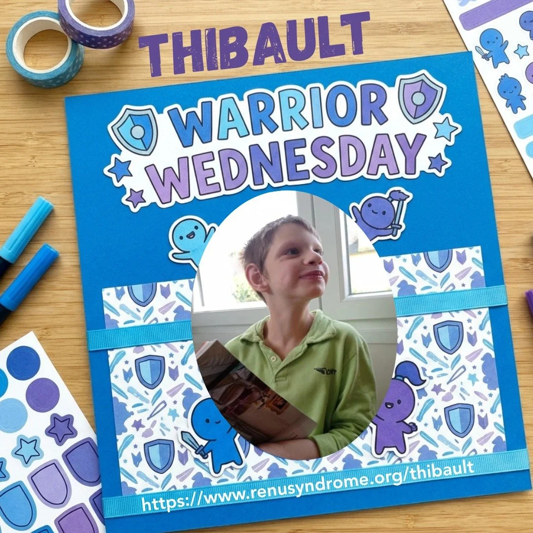 Here&rsquo;s a Warrior Wednesday post for inspired by Thibault&rsquo;s story:

💙 Warrior Wednesday 💙

Meet Thibault from France 🇫🇷

Thibault loves the wind, the sea, animals, and watching skateboarders near his home. While he may not speak with w