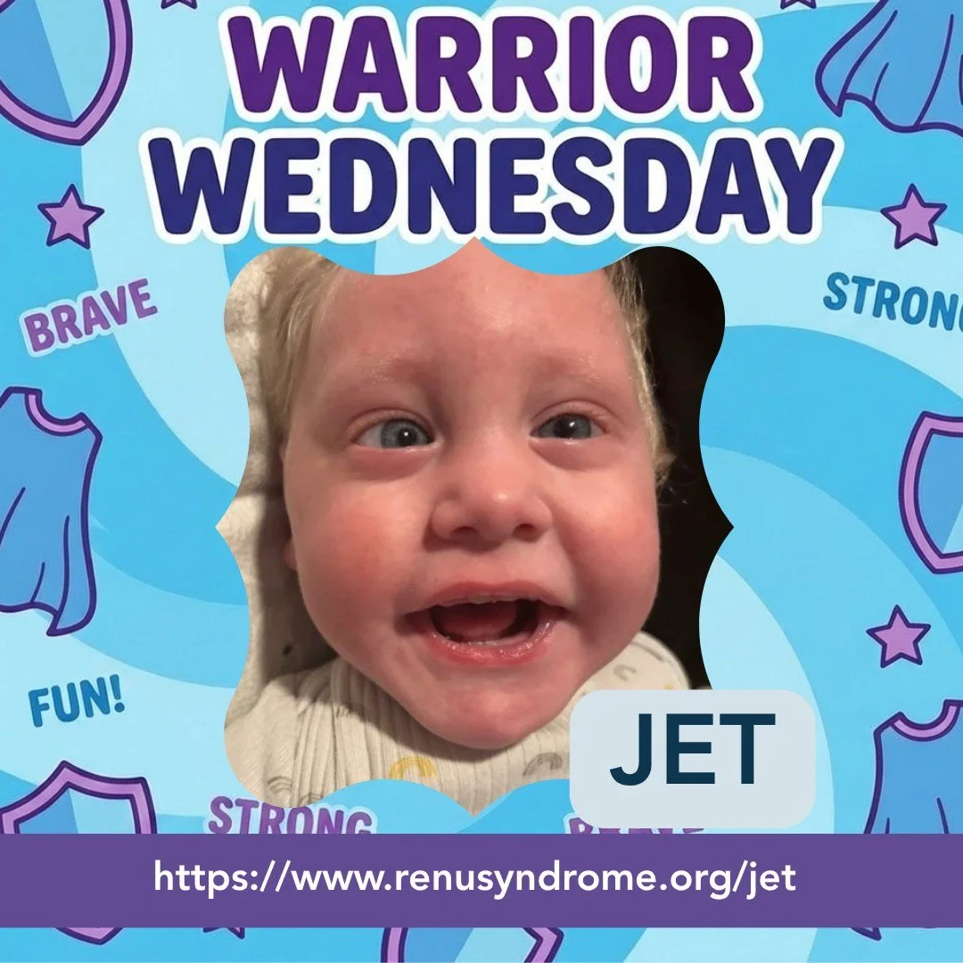 💙 **Warrior Wednesday: Meet Jet** 💙

From the moment Jet was born, his family searched tirelessly for answers.

He underwent a long series of tests, including CMV screening, chromosomal microarray, Angelman/Prader-Willi methylation testing, myotoni