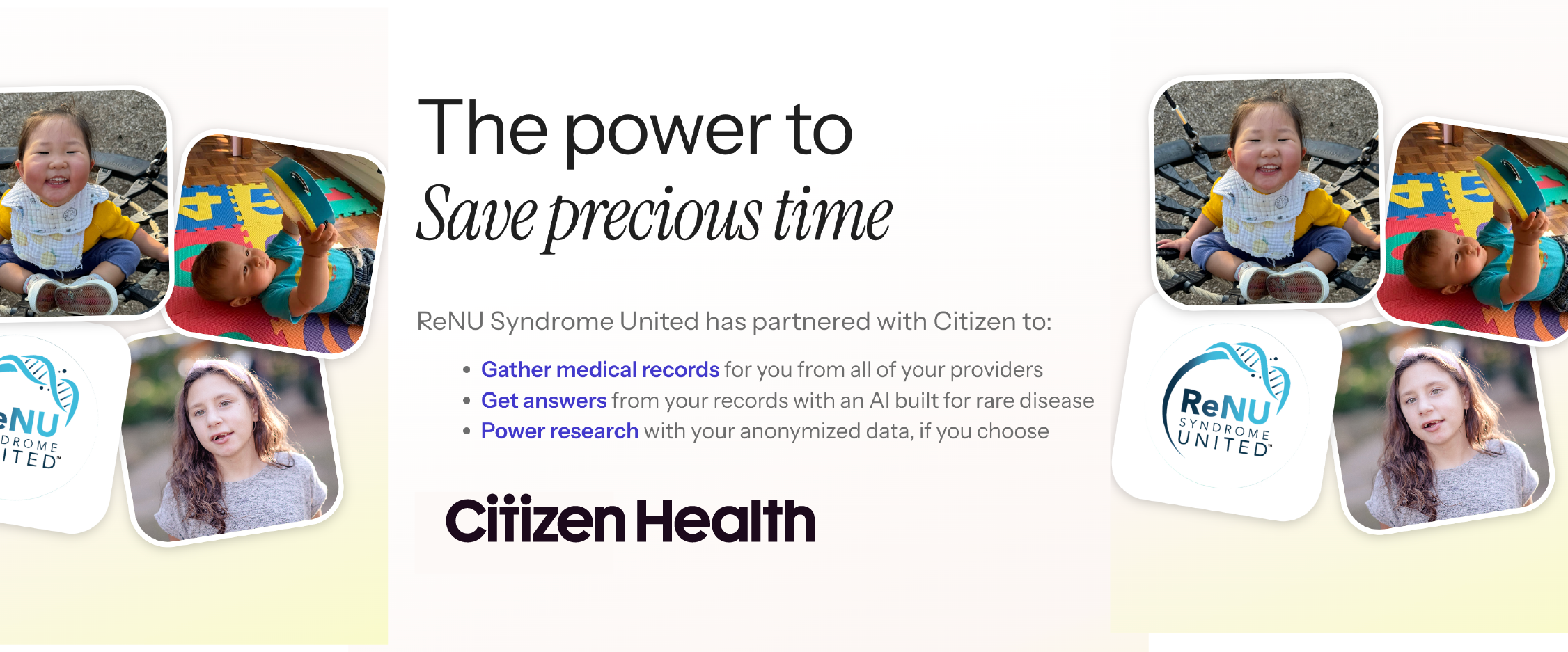 Sign up at Citizen Health and embrace the power to drive research.