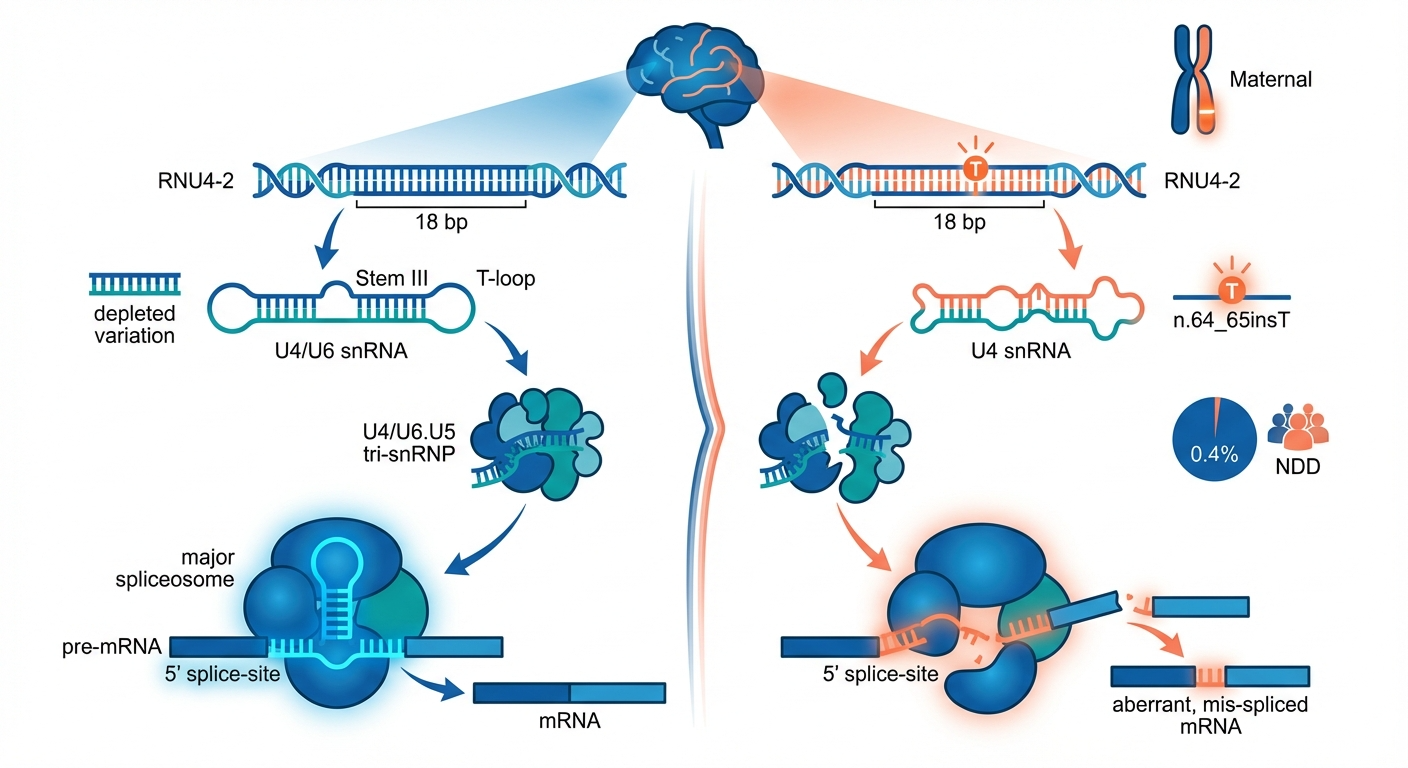 Chen, Y., Dawes, R., Kim, H.C. et al. De novo variants in the RNU4-2 snRNA cause a frequent neurodevelopmental syndrome. Nature 632, 832–840 (2024). https://doi.org/10.1038/s41586-024-07773-7
