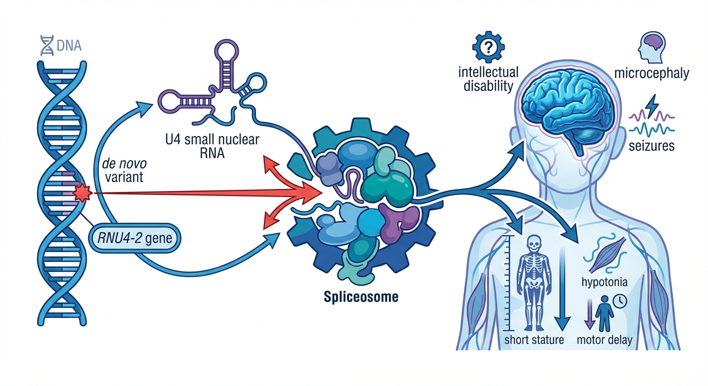 Greene, D., Thys, C., Berry, I.R. et al. Mutations in the U4 snRNA gene RNU4-2 cause one of the most prevalent monogenic neurodevelopmental disorders. Nat Med 30, 2165–2169 (2024). https://doi.org/10.1038/s41591-024-03085-5