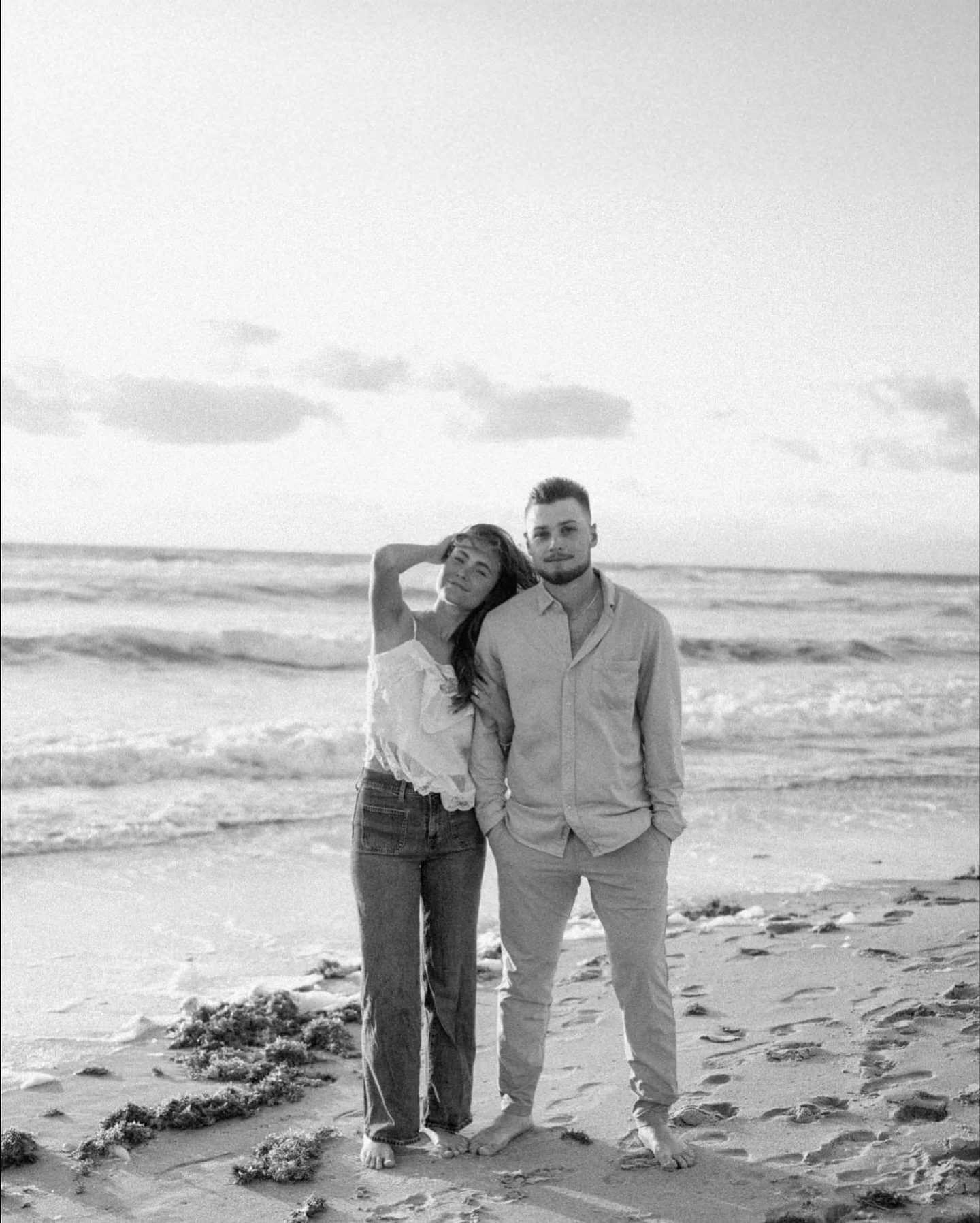 A breezy and beautiful morning with Caroline and Justin. 🤍
