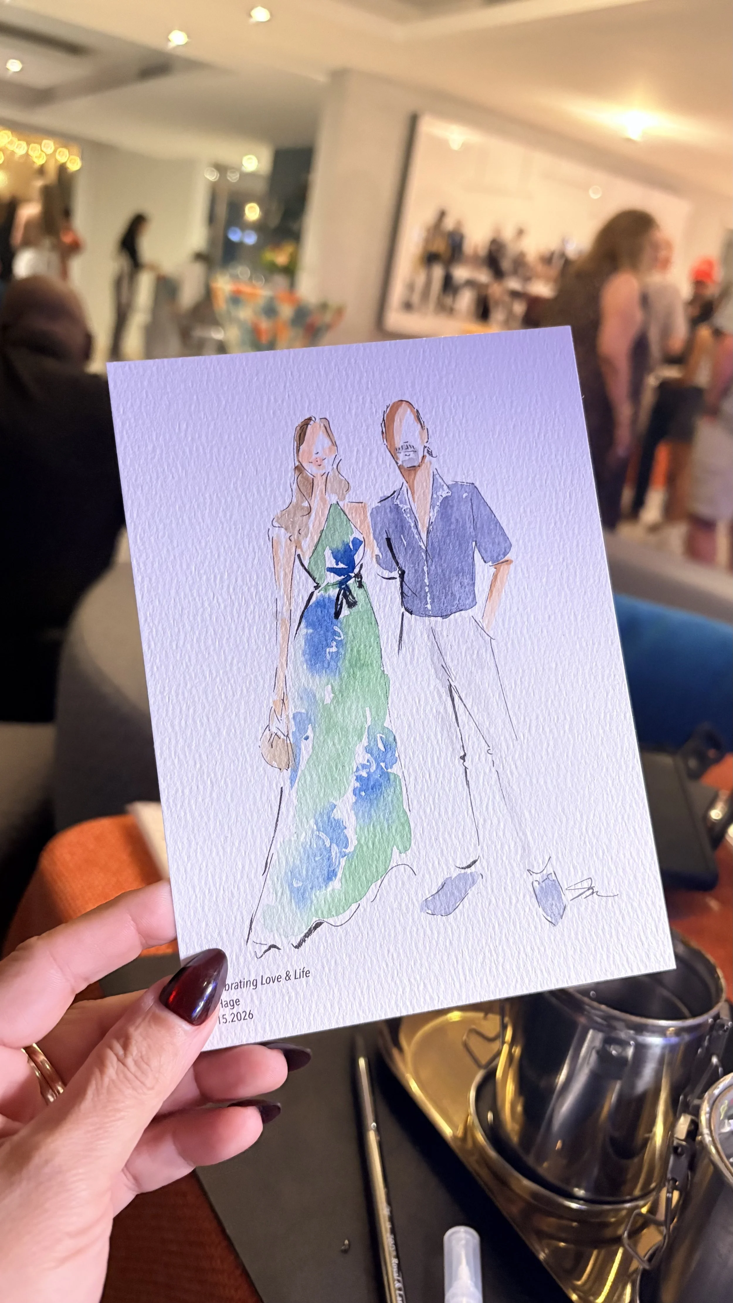 Wedding Guests Illustration Experience