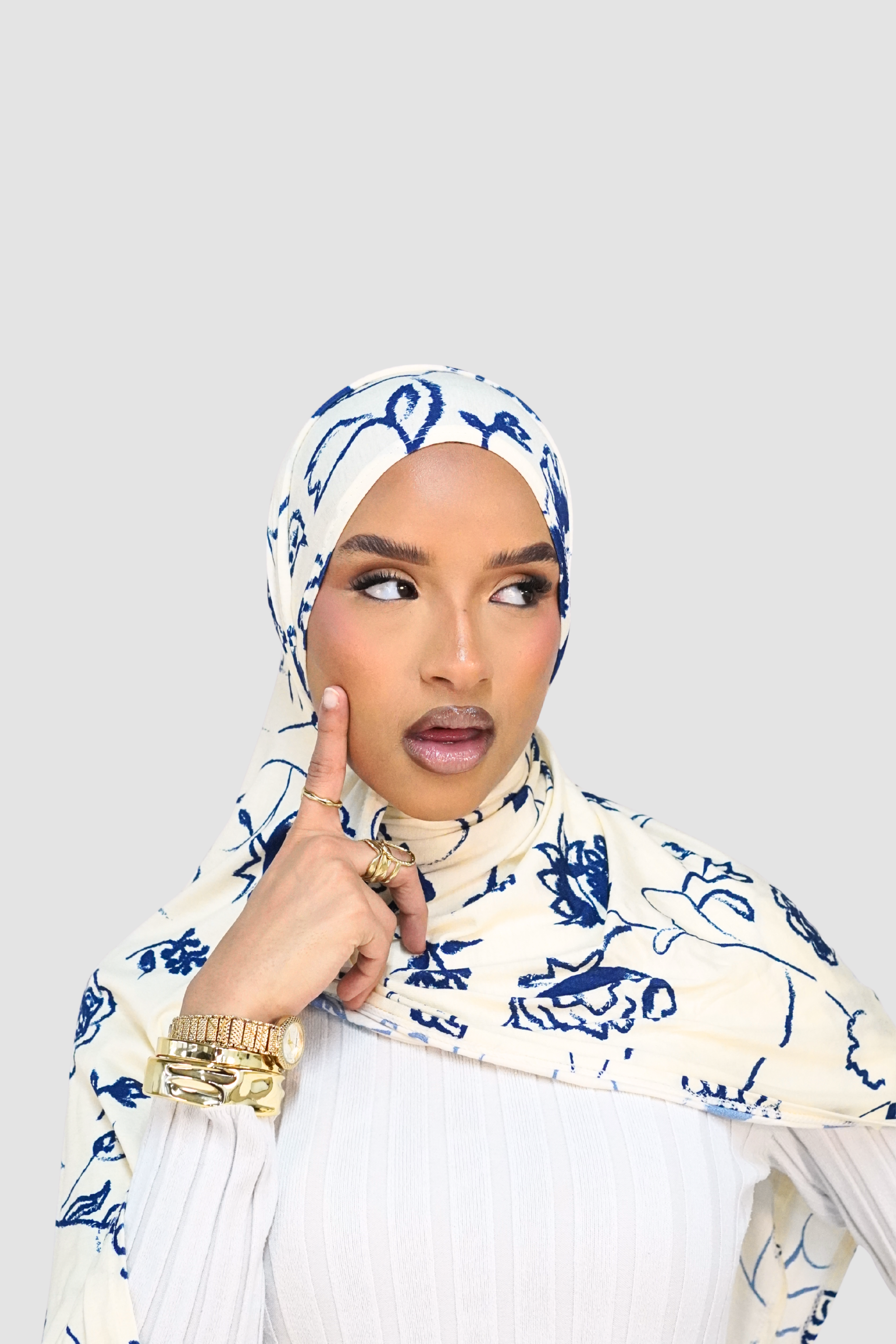 Flora in Whipped Butter - Cotton Jersey