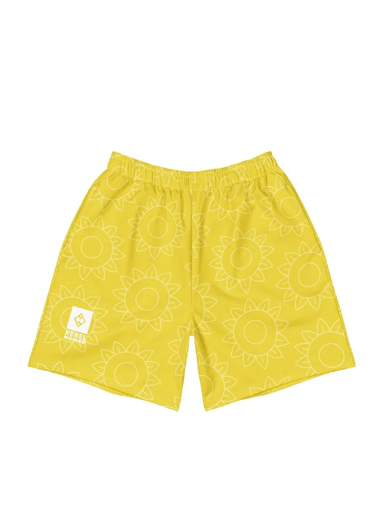Solar Bloom Athletic Shorts
