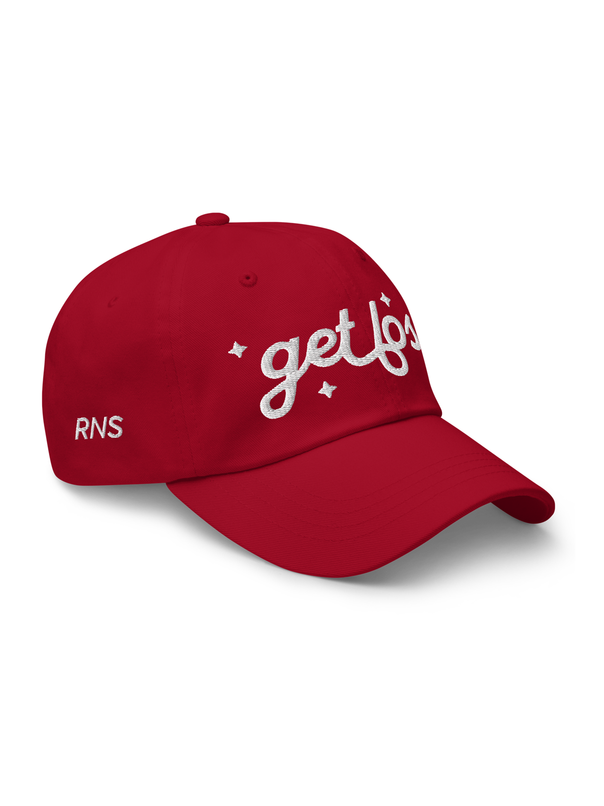 Get-Lost-Dad-Hat-Cranberry-Side.png