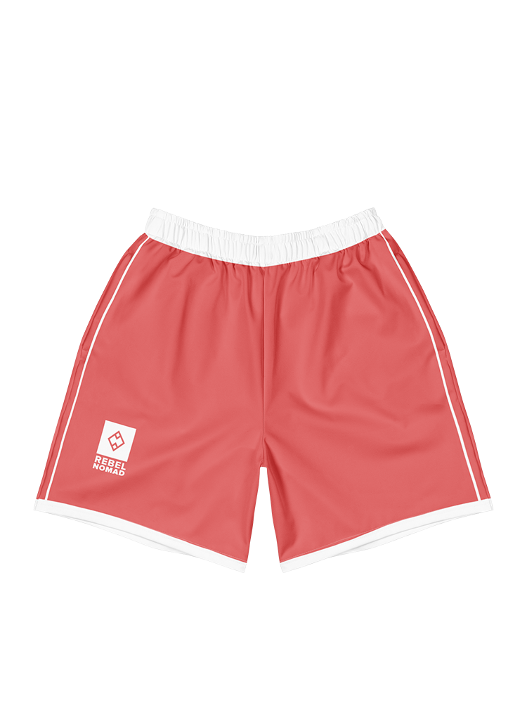 Heritage Athletic Shorts - Red - Rebel Nomad Supply