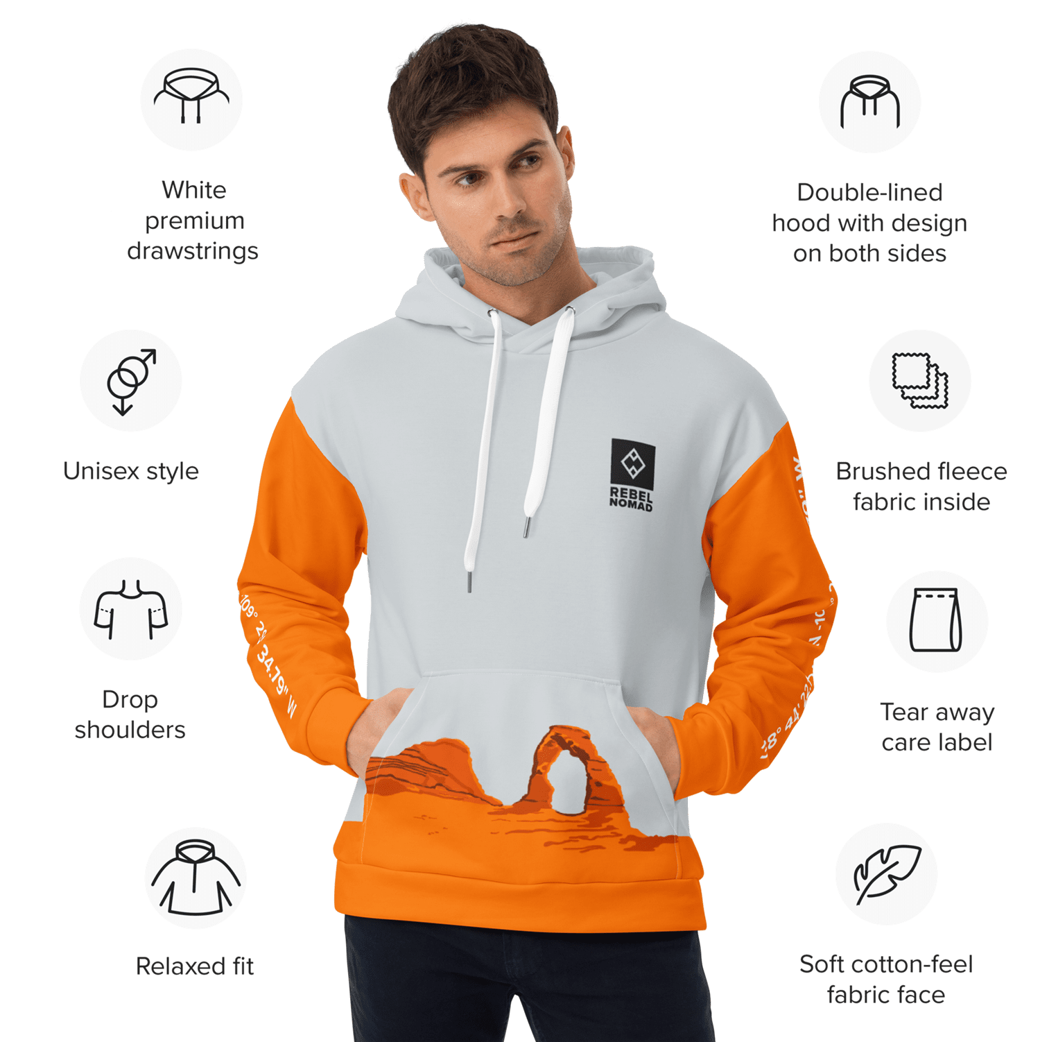 The Delicate Arch Adventure Hoodie - Rebel Nomad Supply