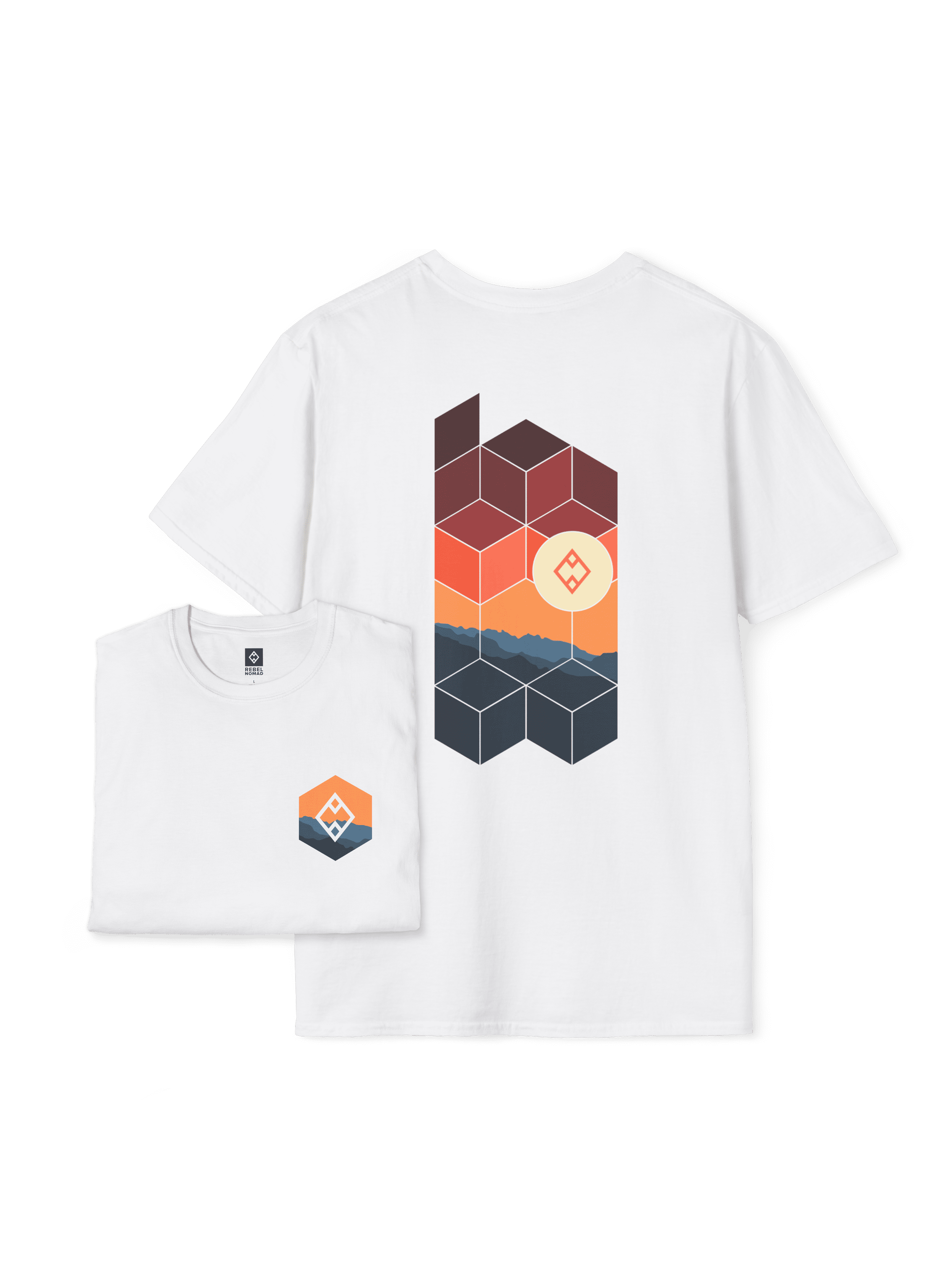 Cubed T-Shirt - Rebel Nomad Supply
