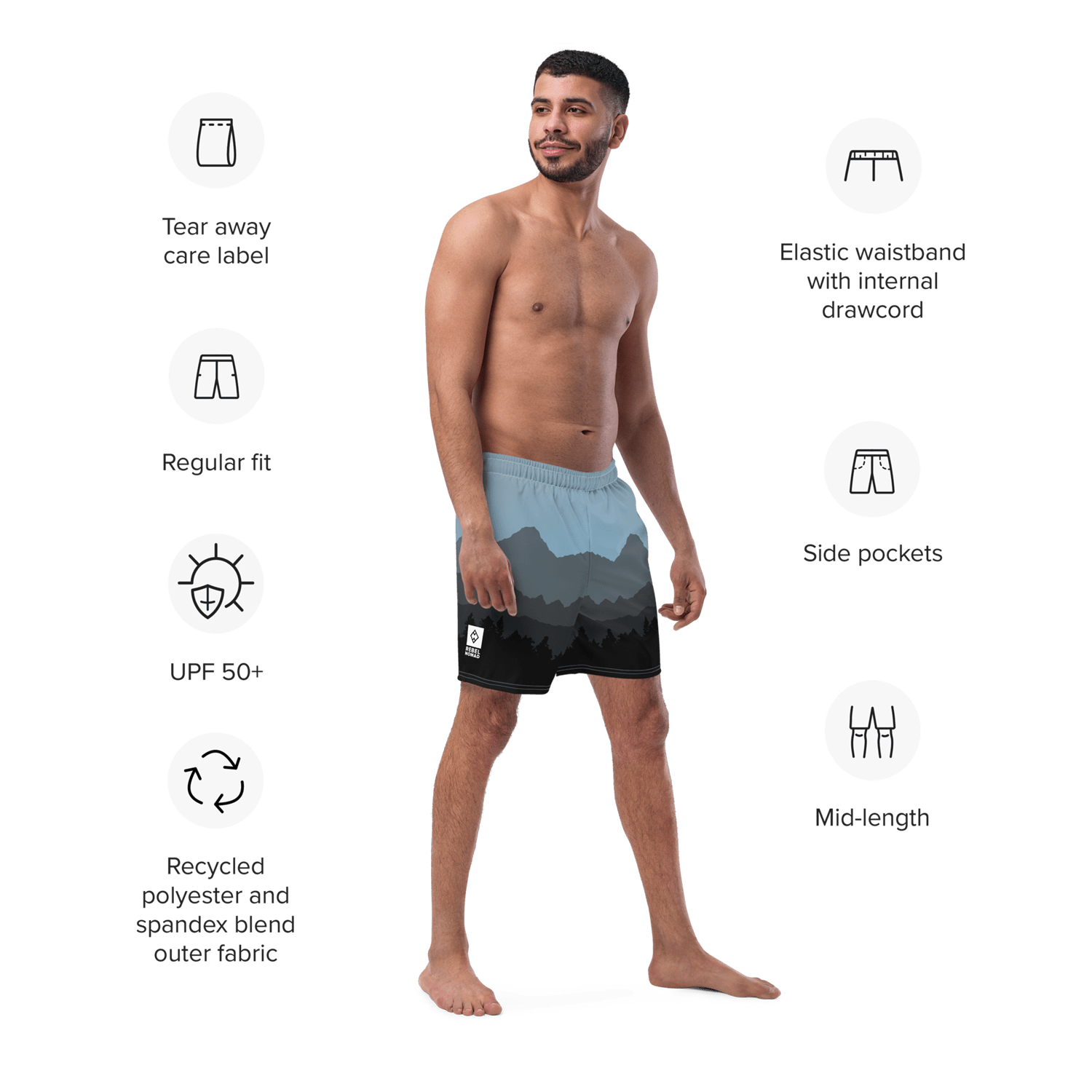 Horizon Shift Swim Trunks - Rebel Nomad Supply