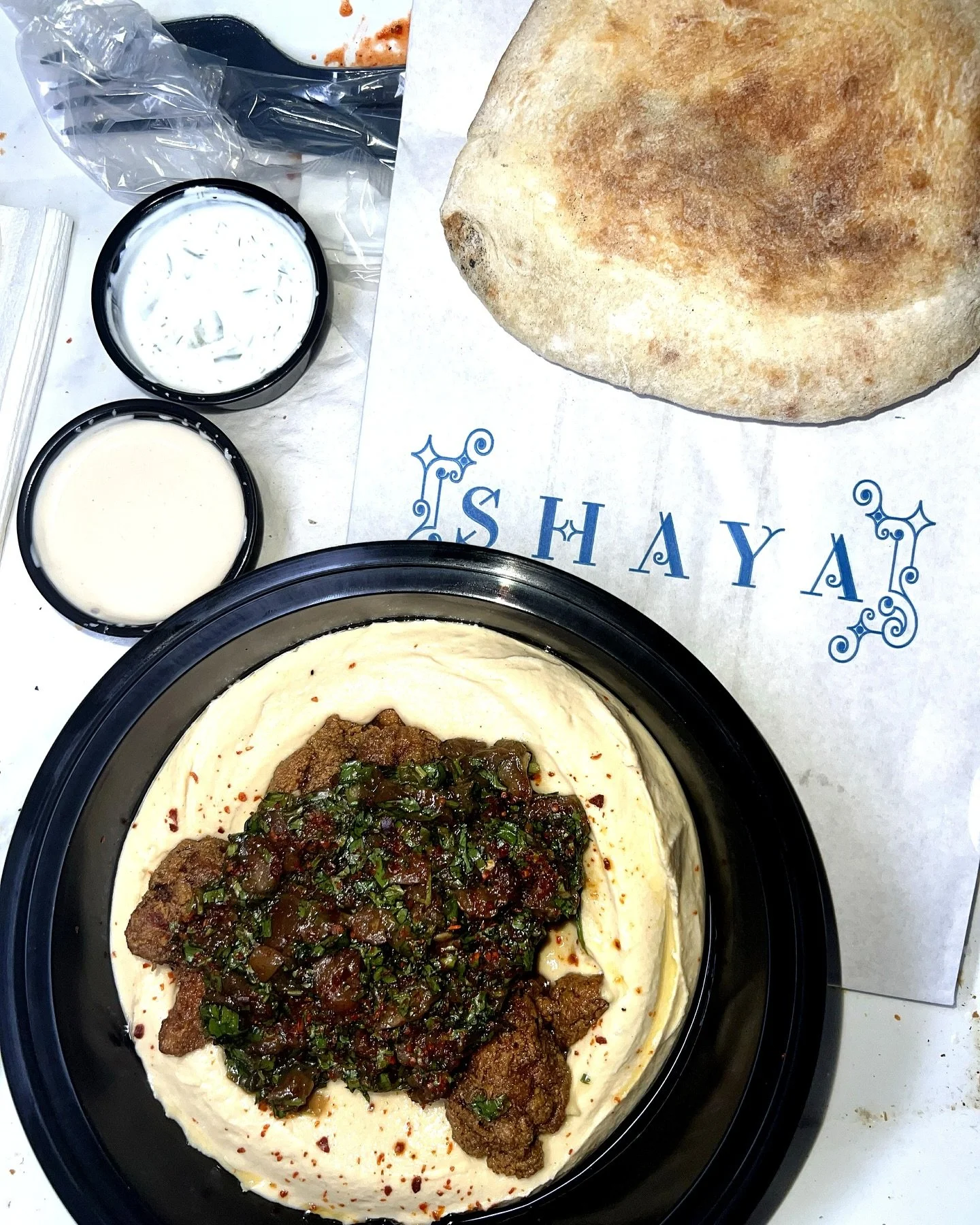 Tonight was an emergency. One of those moments where nothing but the real thing would do. I was craving something comforting, rich, and a little indulgent&mdash;so I pulled the trigger on Shaya&rsquo;s fried chicken hummus, $33 on Uber Eats. And let 