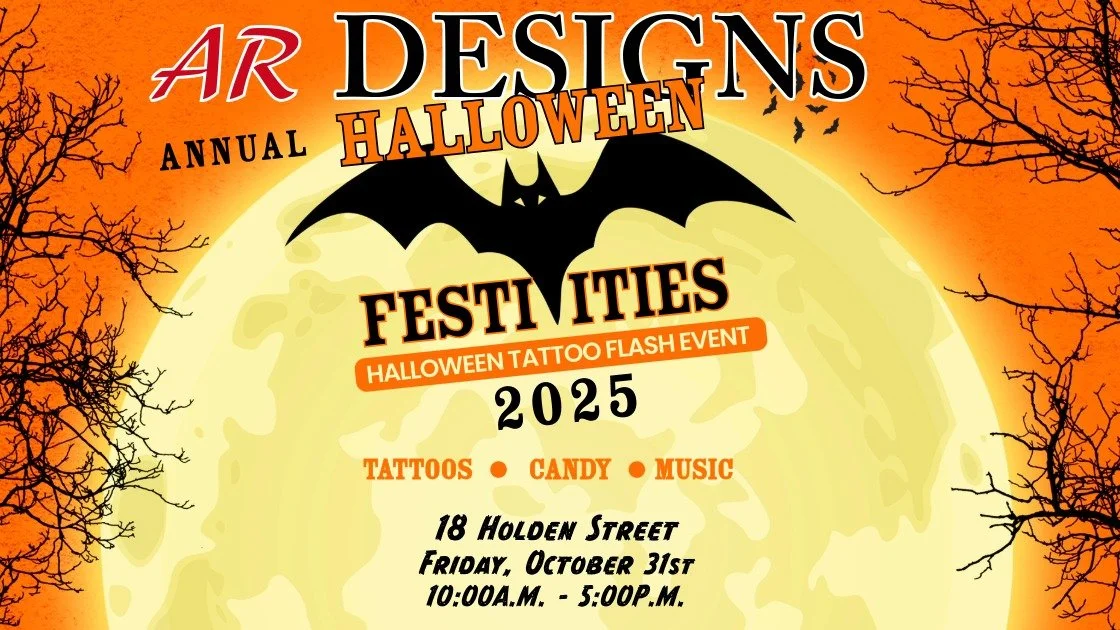 Come join the fun and get the latest artwork to add to your spooky ink collection! 🔥