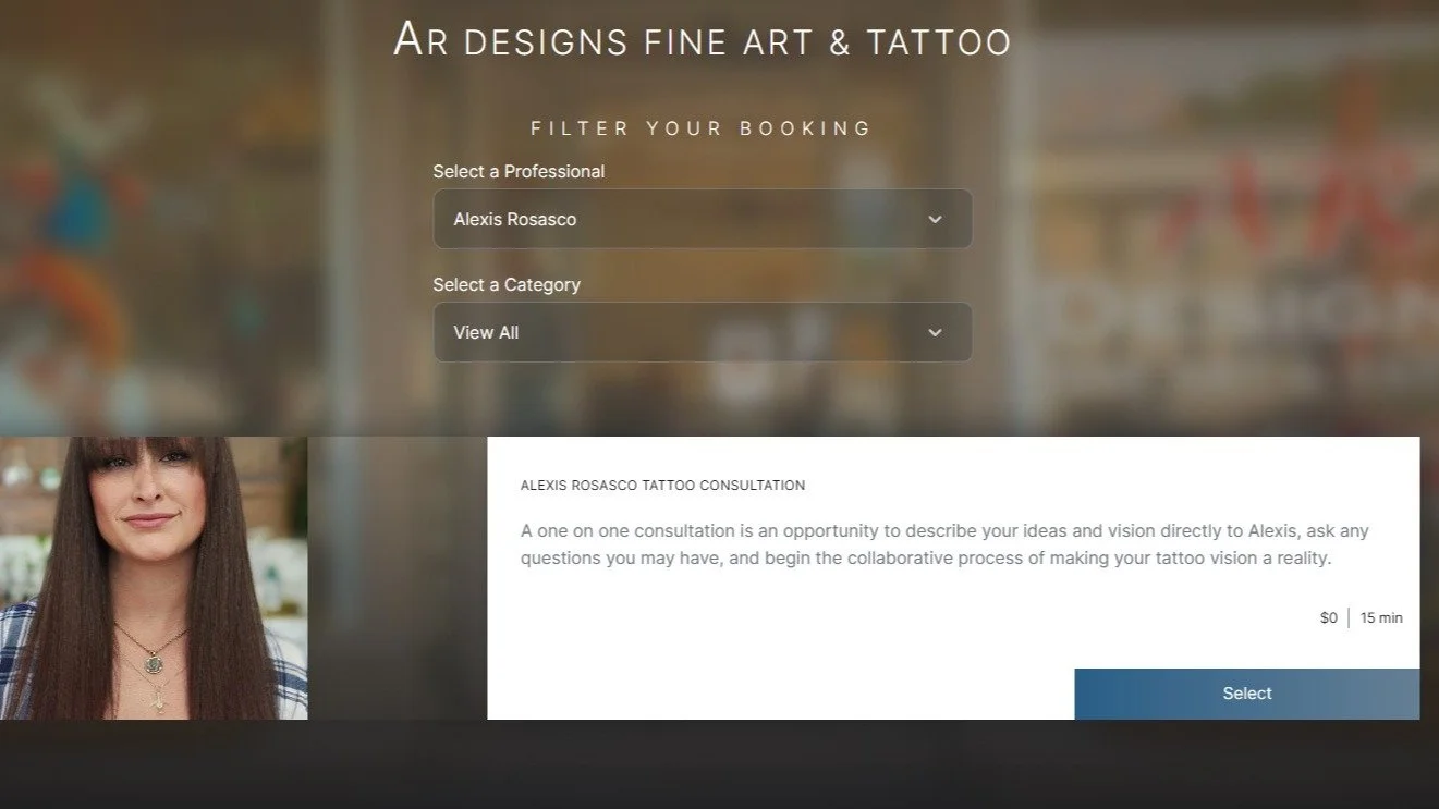 Alexis has a few consultation spots open today&mdash;perfect time to stop in and start planning your next tattoo 🌞

Consultations are completely free and help ensure your tattoo experience is smooth, personalized, and exactly what you envision.

Spo