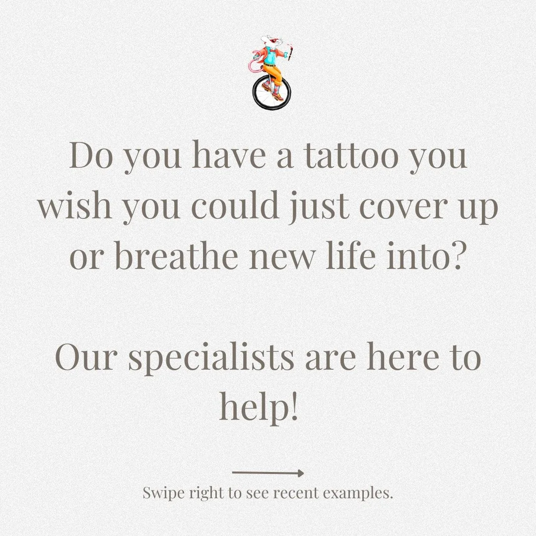 Have a tattoo you hate? Have an "ex" that is more of a "why?!" We always have you covered at AR Designs. 🫠🙃🫶

To make an appointment with any of our cover-up crew contact the studio directly or visit https://www.ardesignsnortha