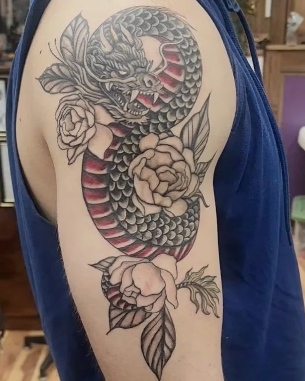 Some recent work by our very own Alexis Rosasco. 🐉✨

To book an appointment with Alexis please visit: https://www.ardesignsnorthadams.com/alexis-rosasco

Contact:
bookingardesignsna@gmail.com
413-398-6433
18 Holden St., North Adams, MA

#dragontatto