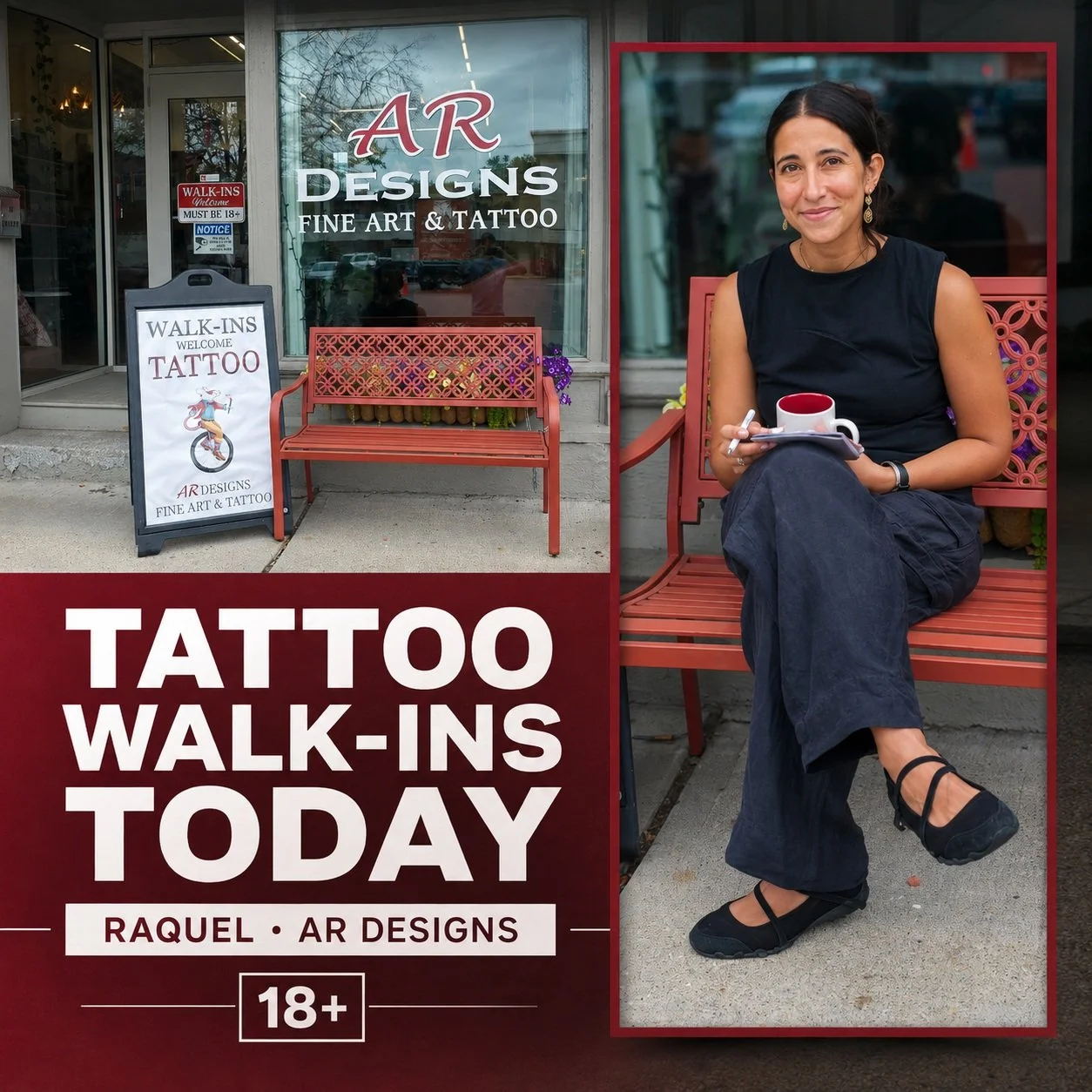 ✨ Have a tattoo idea in mind? Raquel is available for walk-in tattoos and welcomes small to medium projects!
Call the studio to check availability or submit an intake form to get your project started. We&rsquo;d love to help bring your idea to life! 