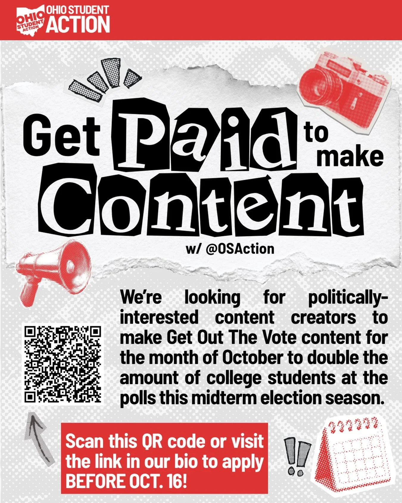 Interested? Need an internship? Want work from now til the end of November? Link in bio!

#contentcreator #gotv #influencer #ohio #ohiostudents