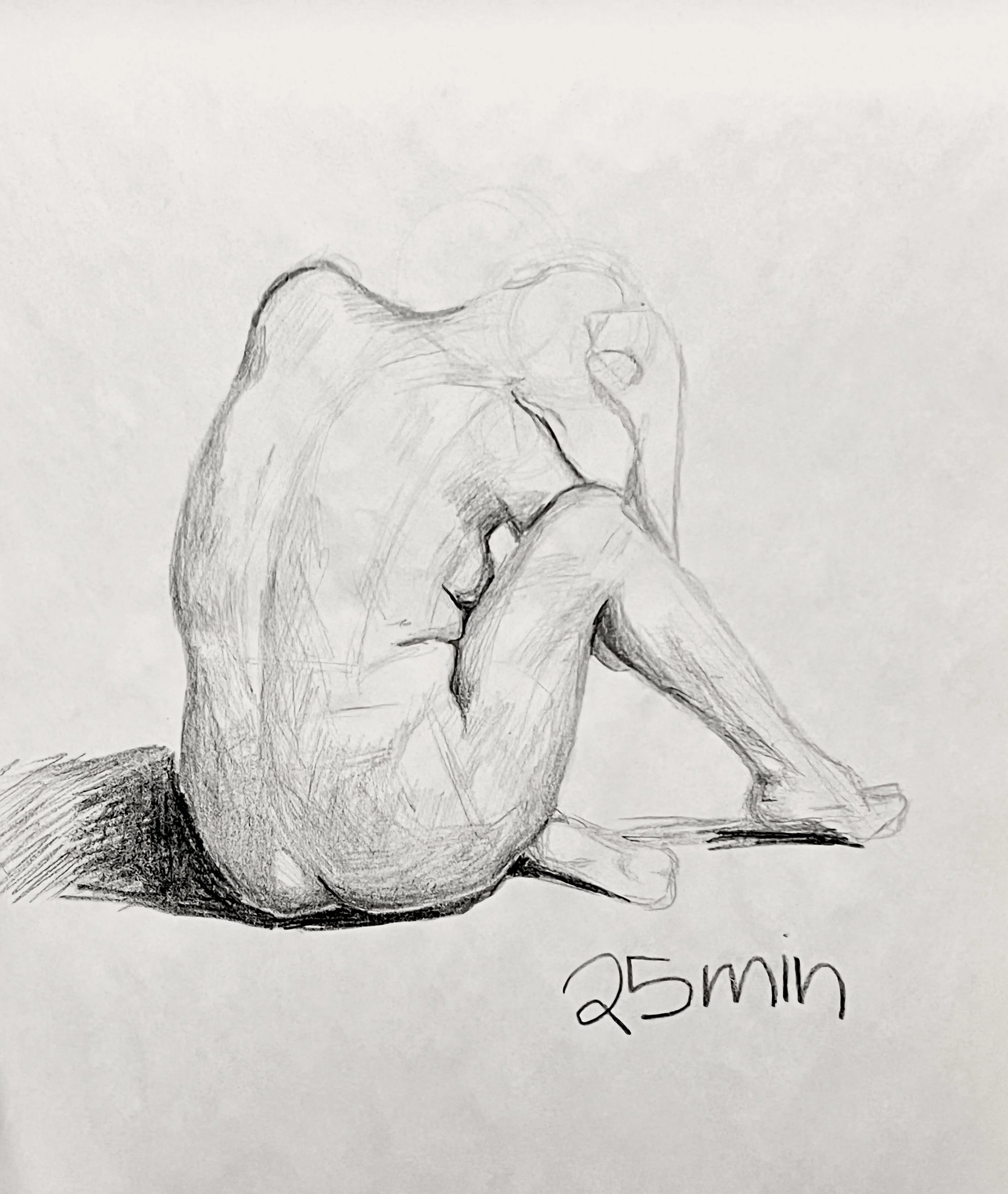 25min Charcoal Drawing