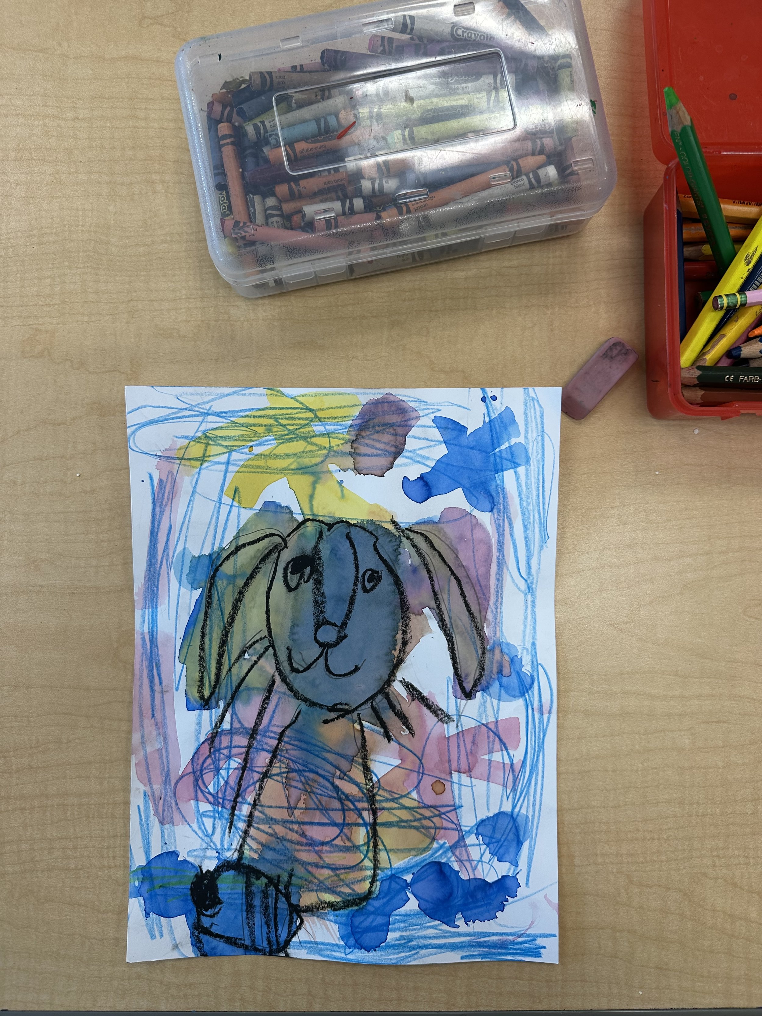 Rabbityness! Kindergarten Watercolor Rabbits