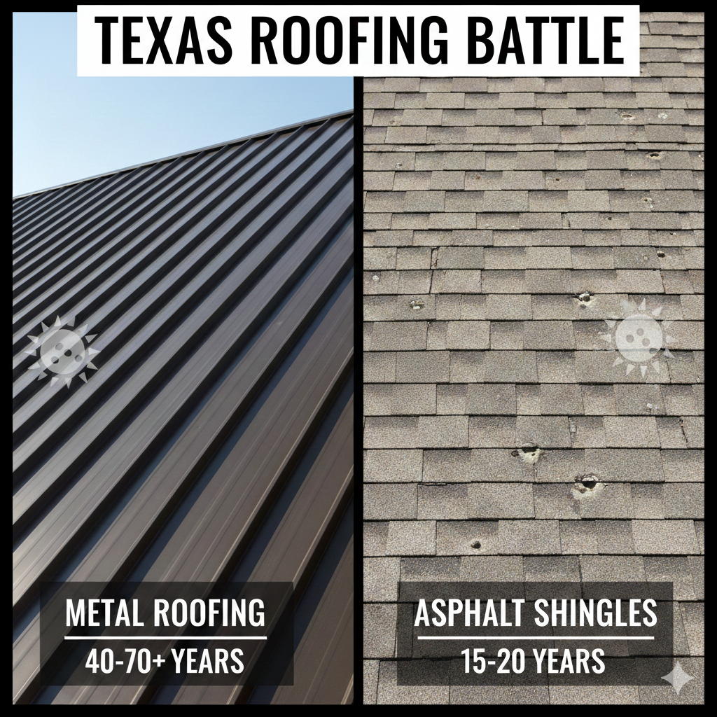Need a new roof? Which is the better option, metal or asphalt shingles 